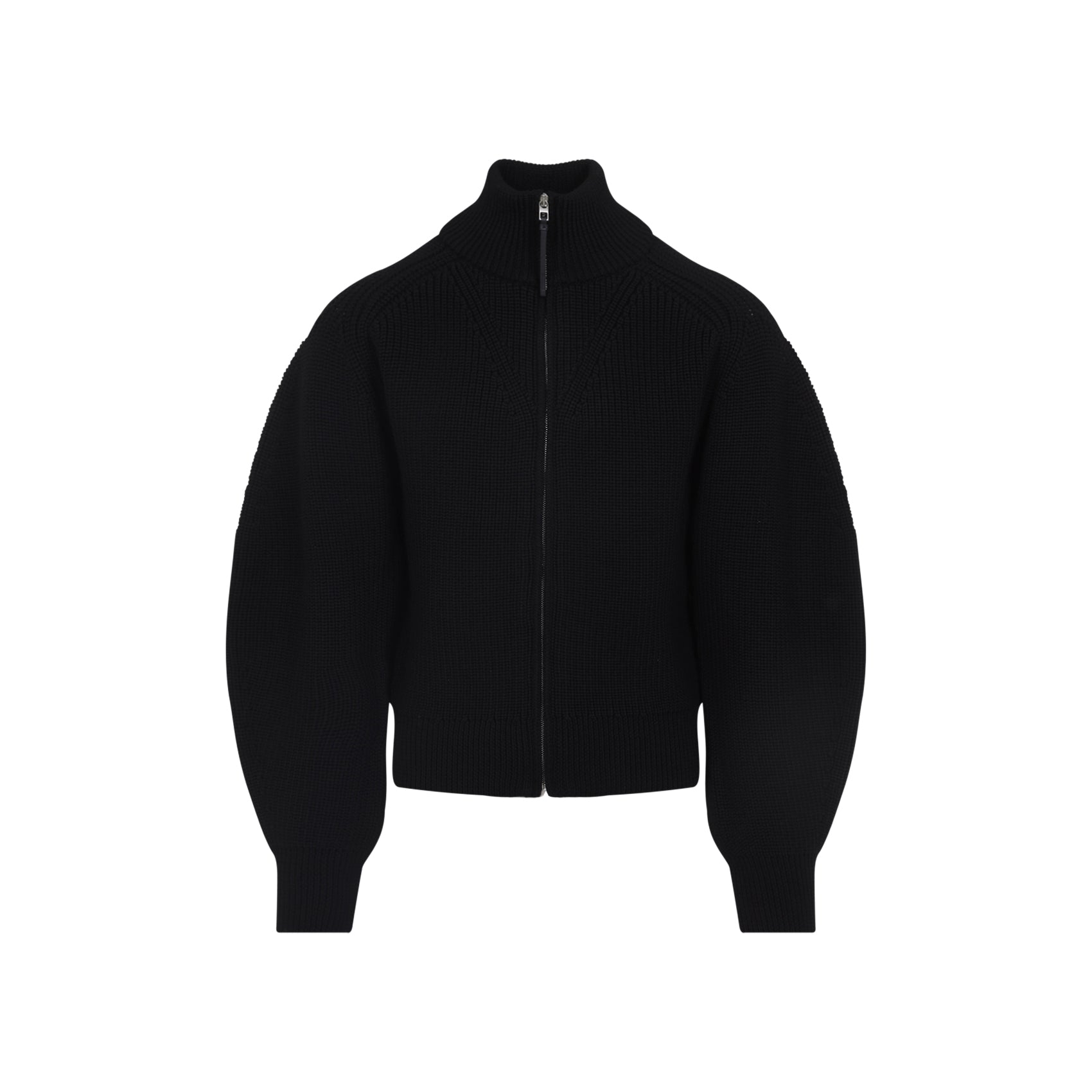 JACQUEMUS Men's Merino Wool Zip-Up Cardigan