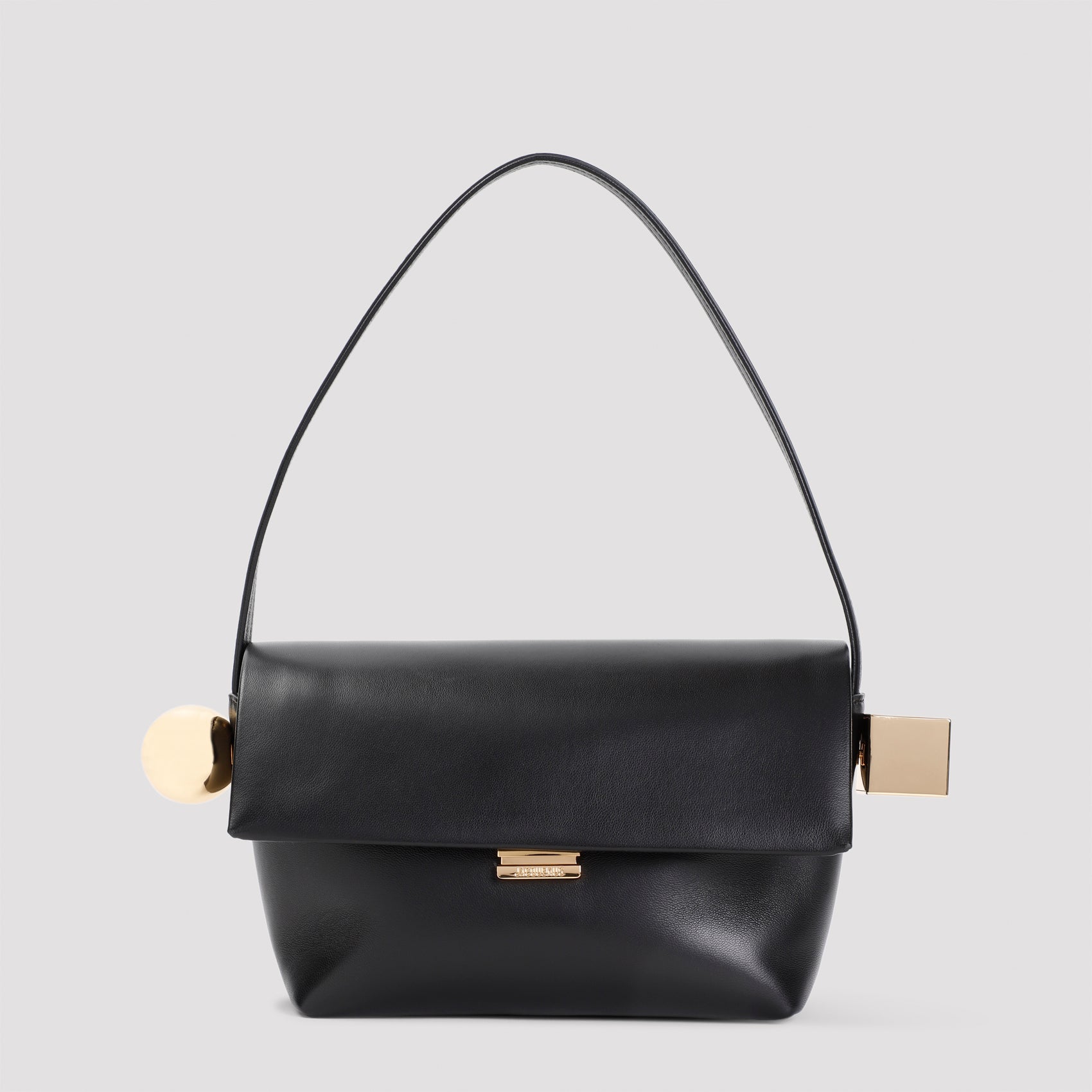 JACQUEMUS Mini Leather Handbag - W:26cm H:16cm D:11cm
