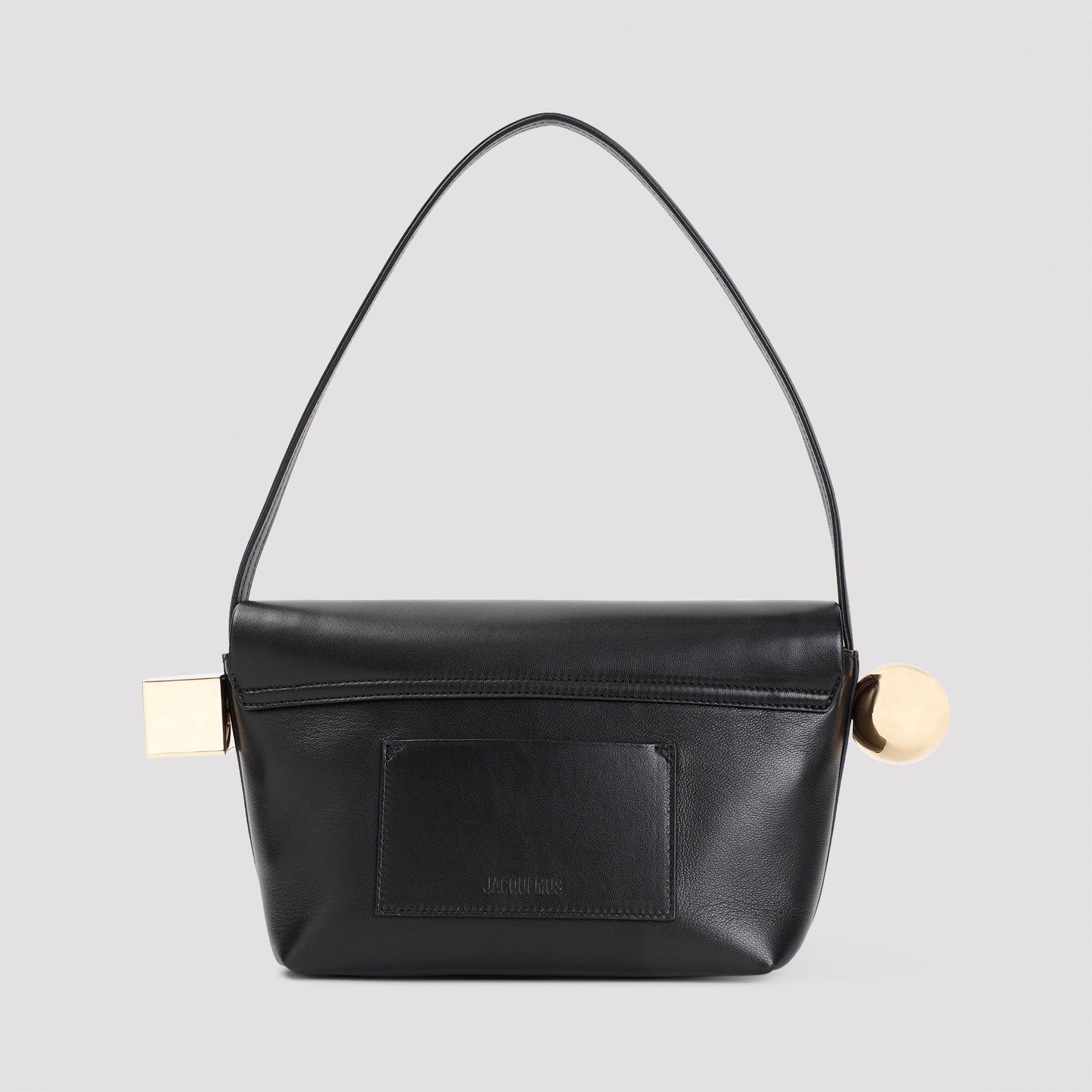 JACQUEMUS Mini Leather Handbag - W:26cm H:16cm D:11cm