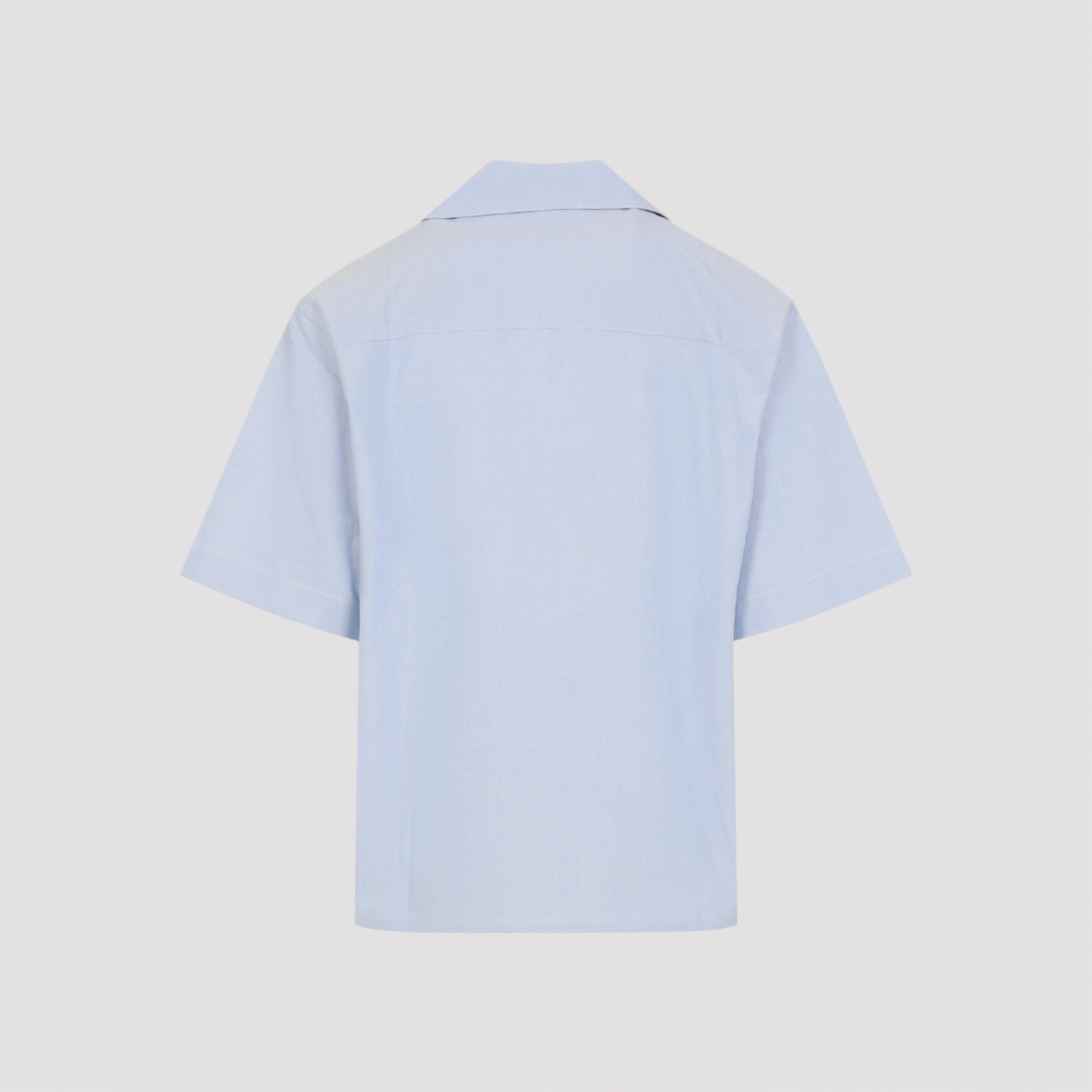 MARNI Oxford Short-Sleeved Bowling Shirt for Men