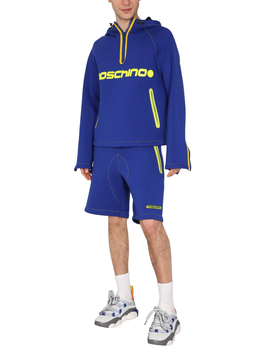 MOSCHINO COUTURE Couture Logo Elastic Waist Shorts - SS22