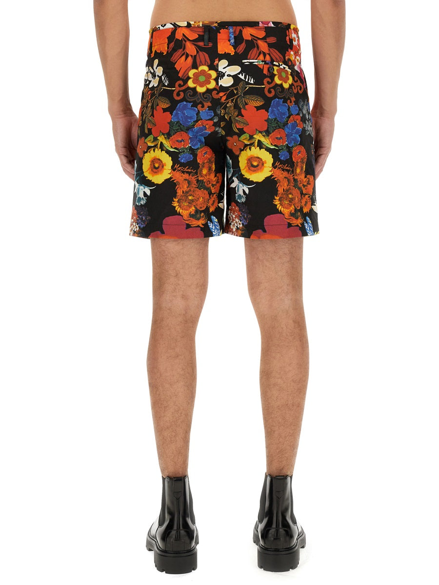 MOSCHINO COUTURE Floral Bermuda Shorts - Size 48
