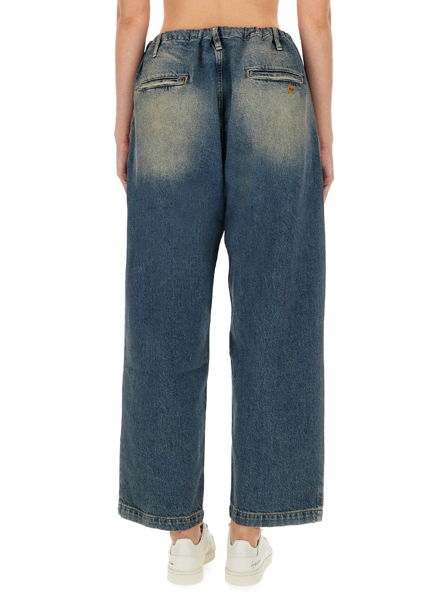 MOSCHINO JEANS Cotton Denim Pants - Size S