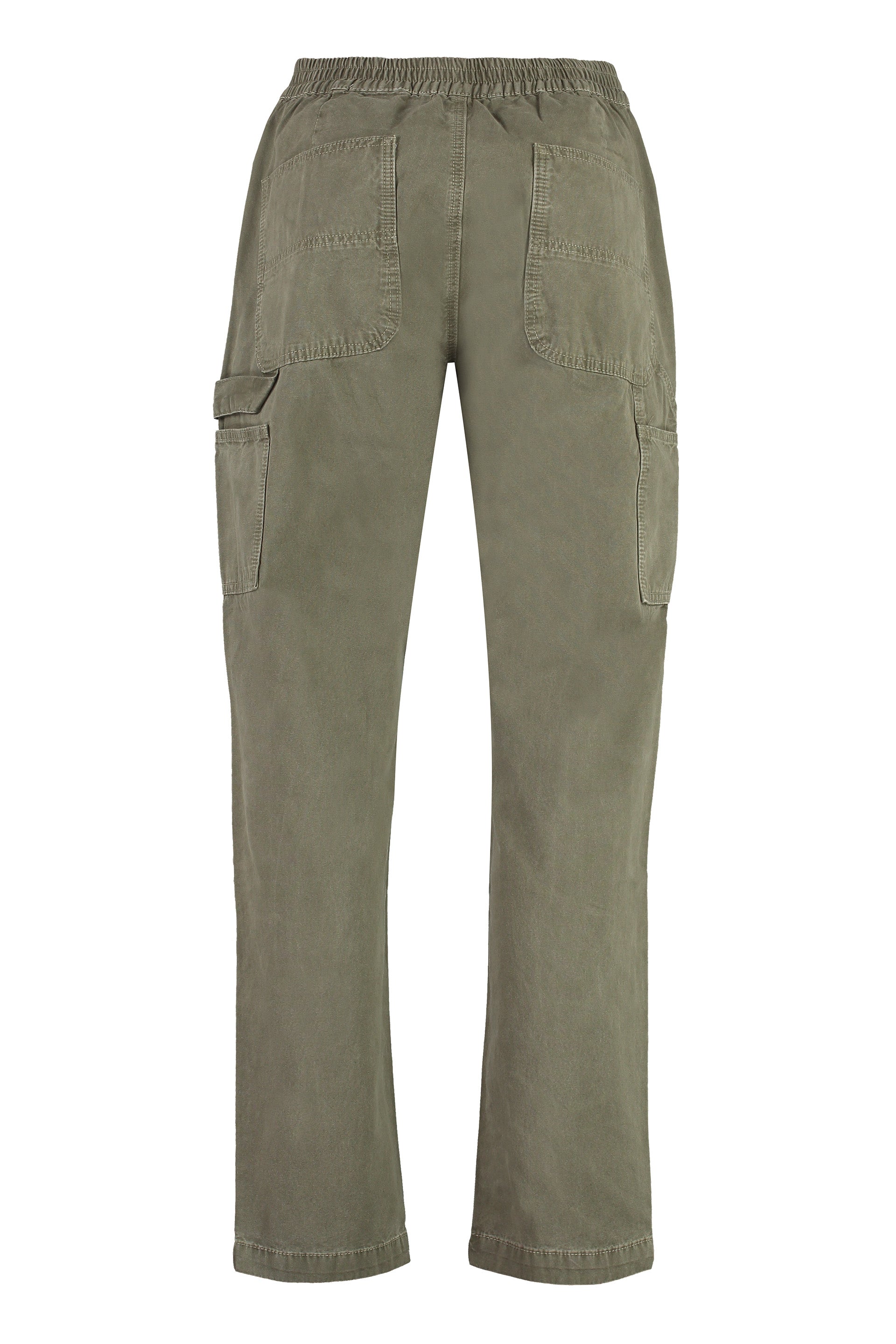 MOSCHINO COUTURE Cotton Trousers with Multiple Pockets for Men