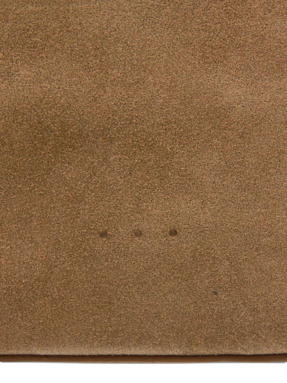 AESTHER EKME Suede Shopper Handbag with Two Top Handles