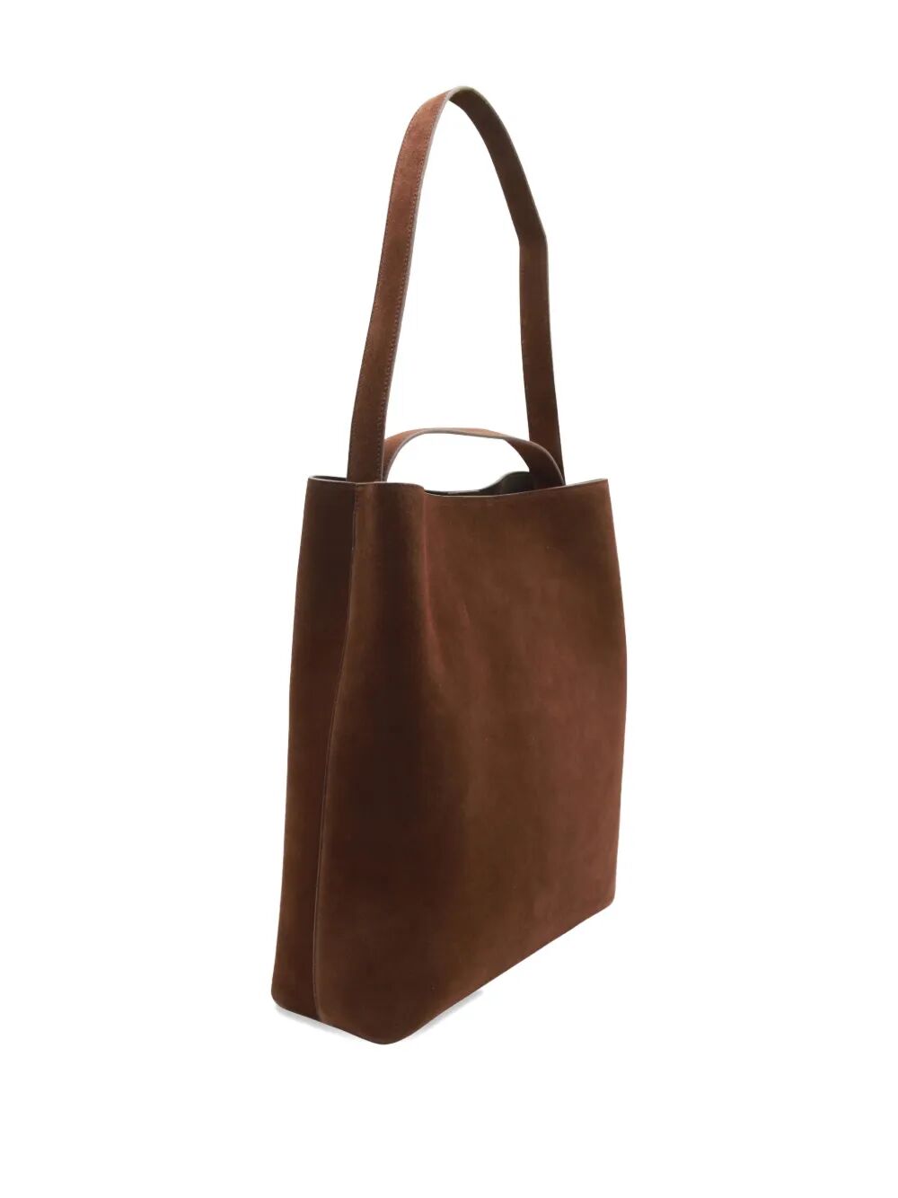AESTHER EKME Suede Tote Handbag with Single Top Handle