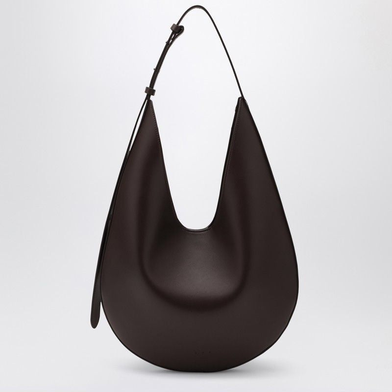 AESTHER EKME Leather Hobo Handbag with Adjustable Strap