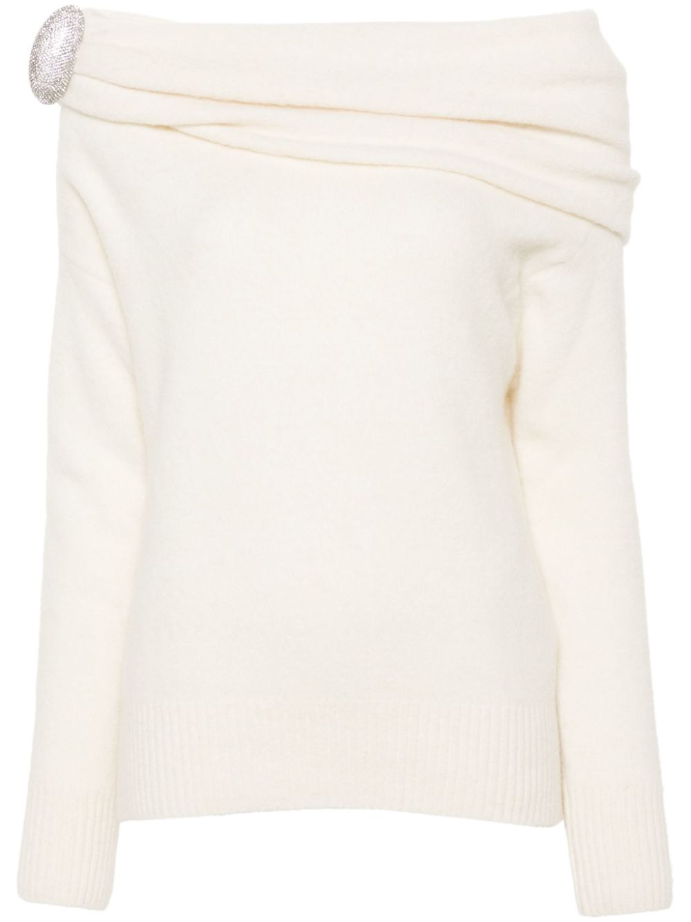 GIUSEPPE DI MORABITO Cozy Alpaca-Merino Sweater with Cowl Neck for Women