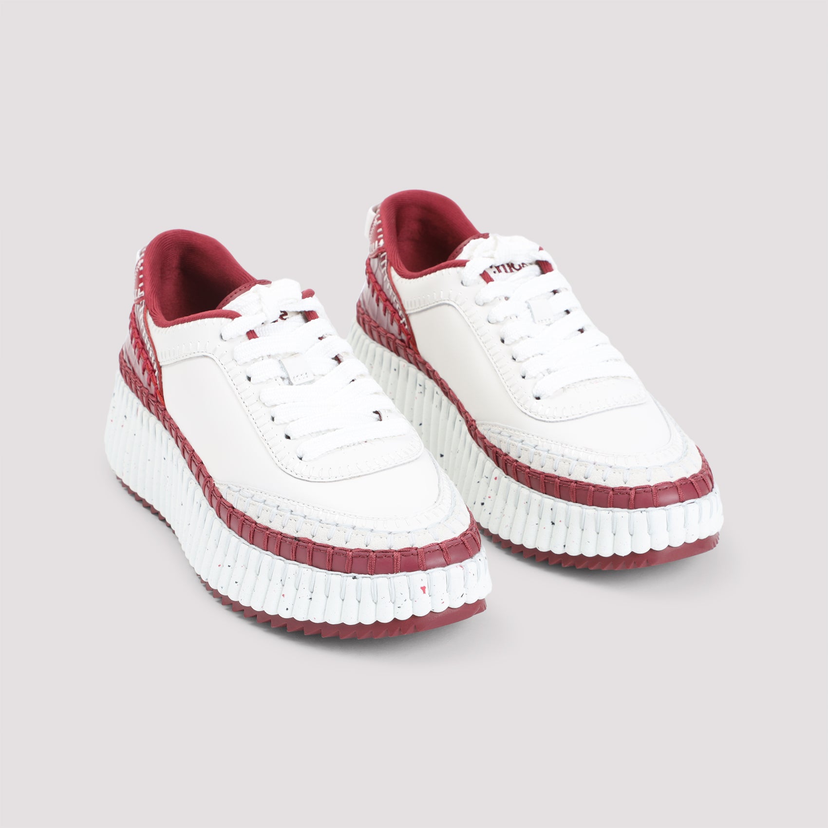 CHLOE Nama Leather Sneakers for Men - FW25 Collection