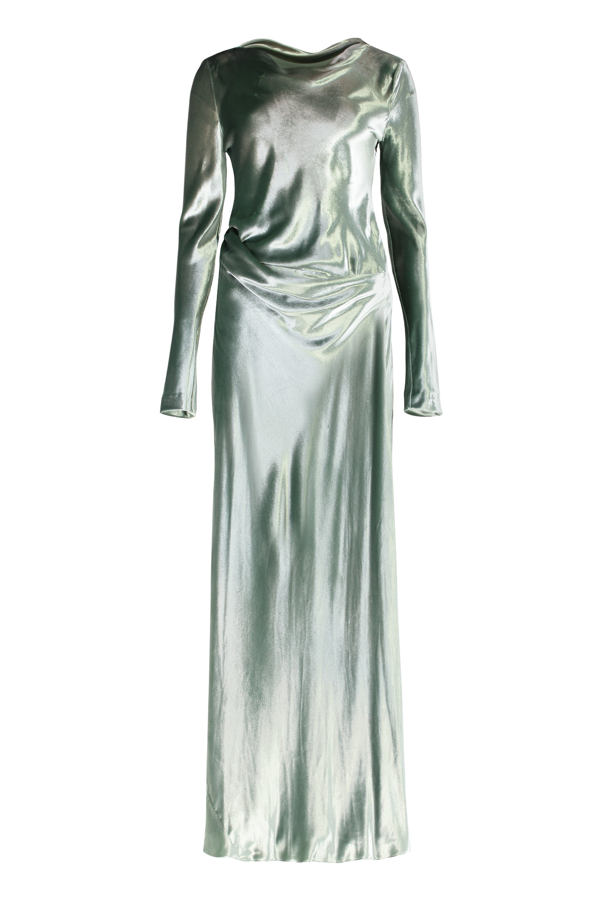ALBERTA FERRETI Elegant Long Velvet Dress
