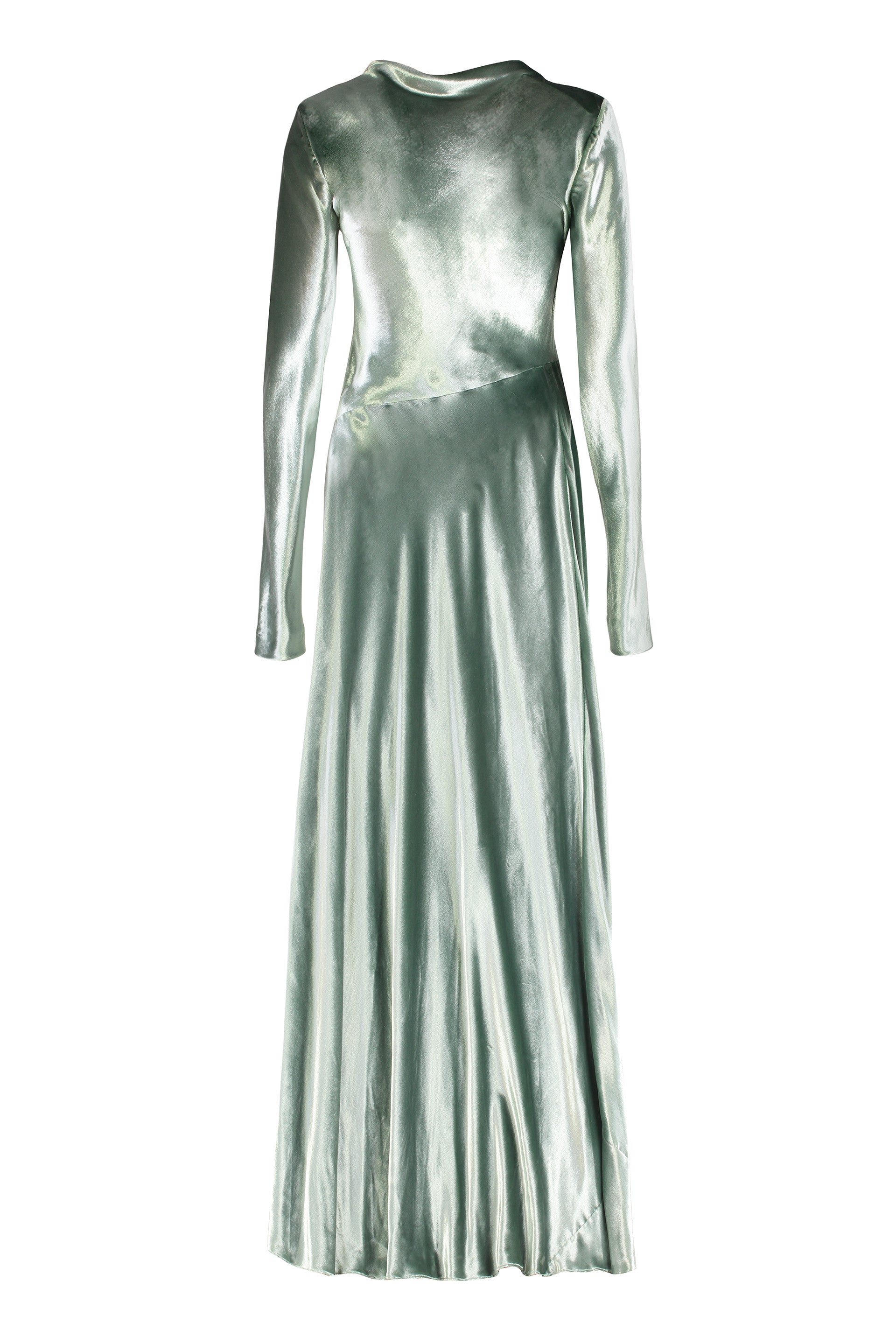 ALBERTA FERRETI Elegant Long Velvet Dress