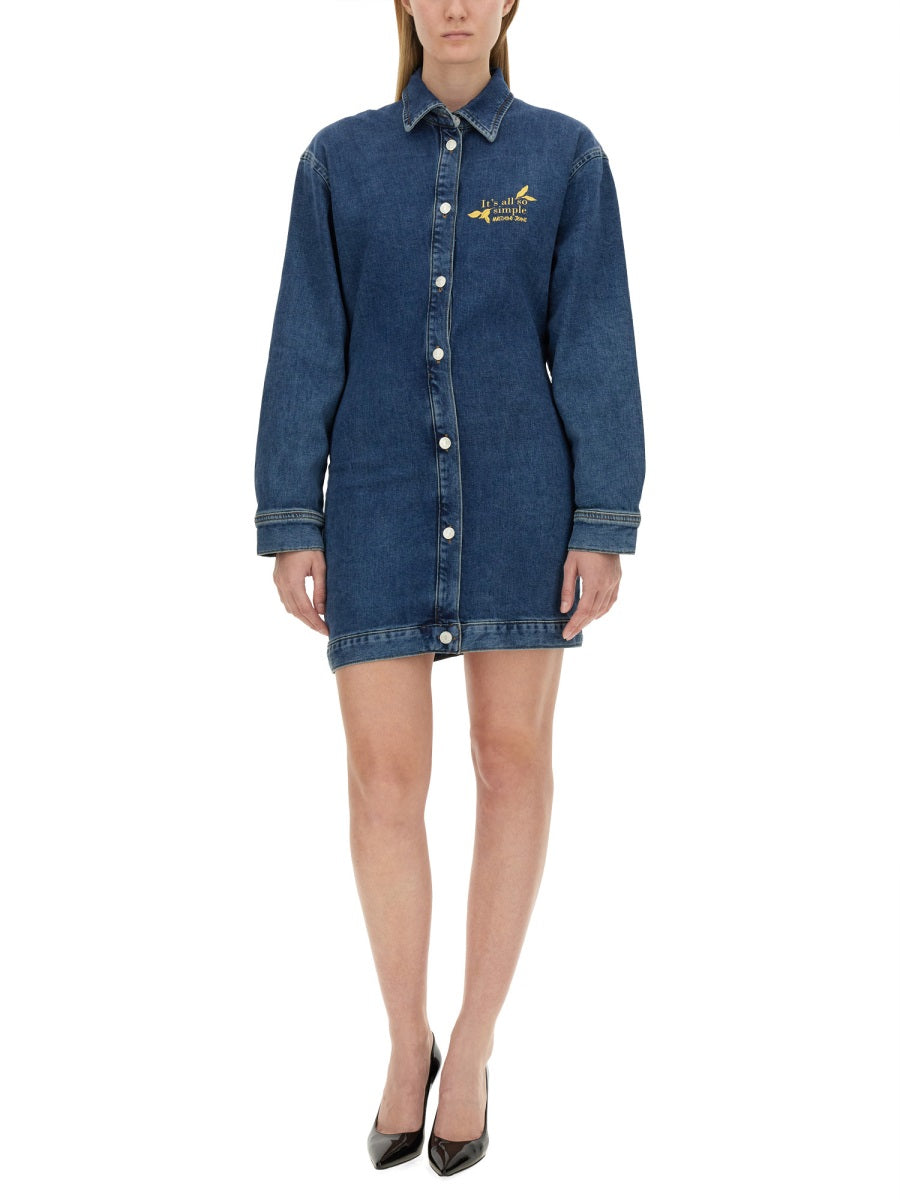 MOSCHINO JEANS Denim Dress - Size M