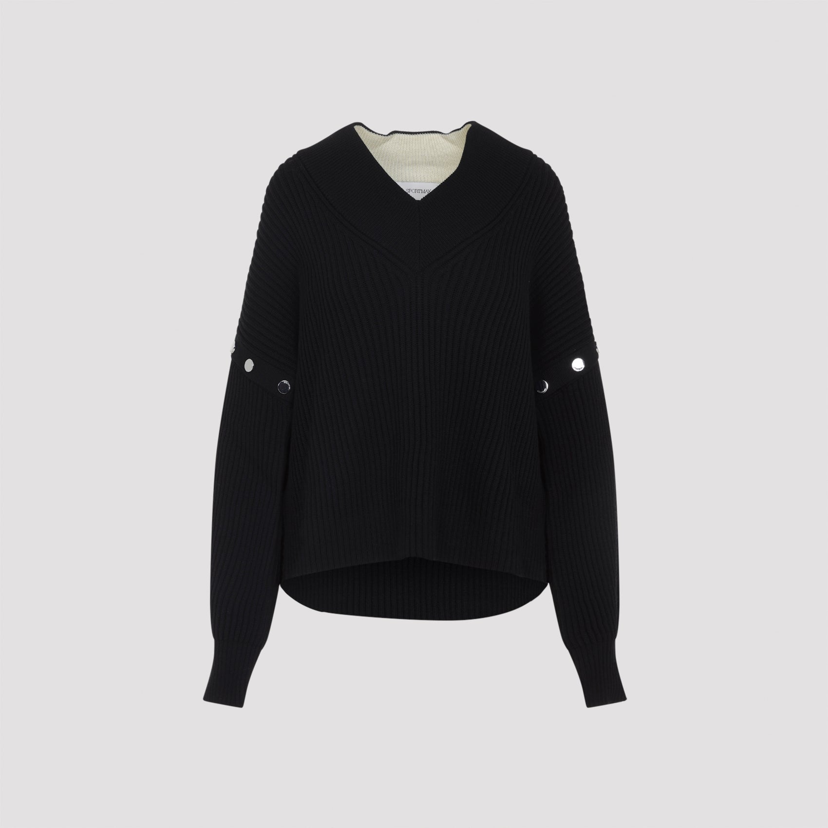 SPORTMAX Men's Virgin Wool Pullover