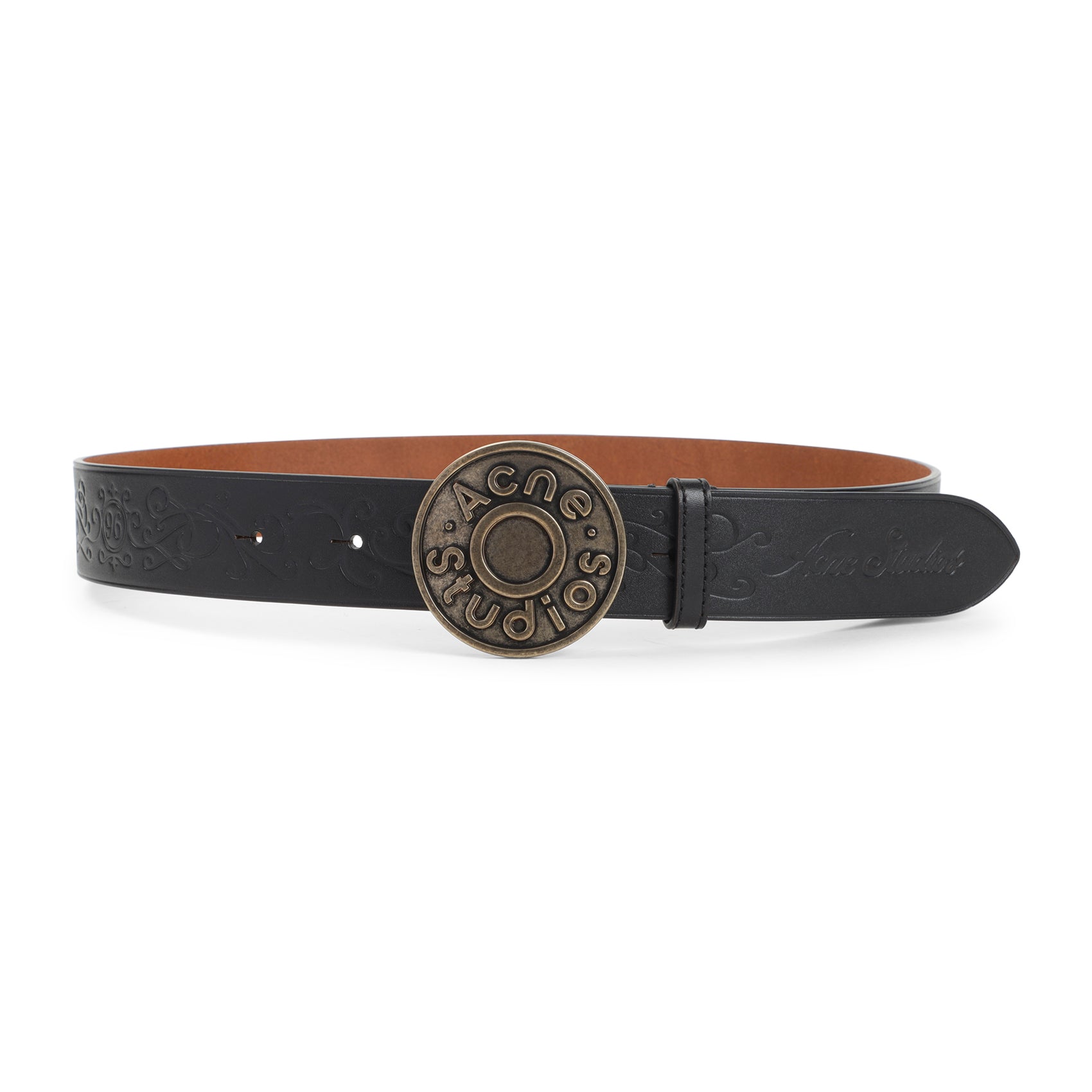 ACNE STUDIOS Stylish Leather Belt with 3.5cm Heel Height for Men