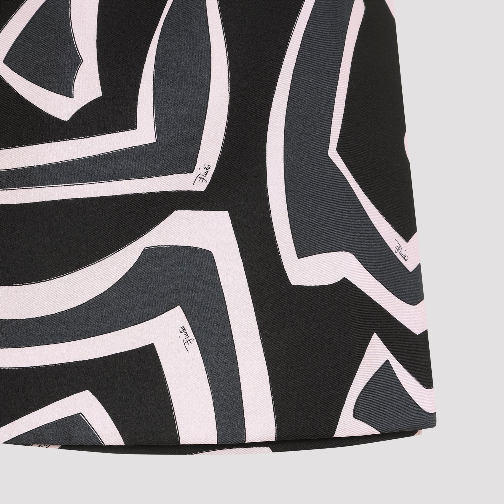 PUCCI Men's Silk Mini Skirt