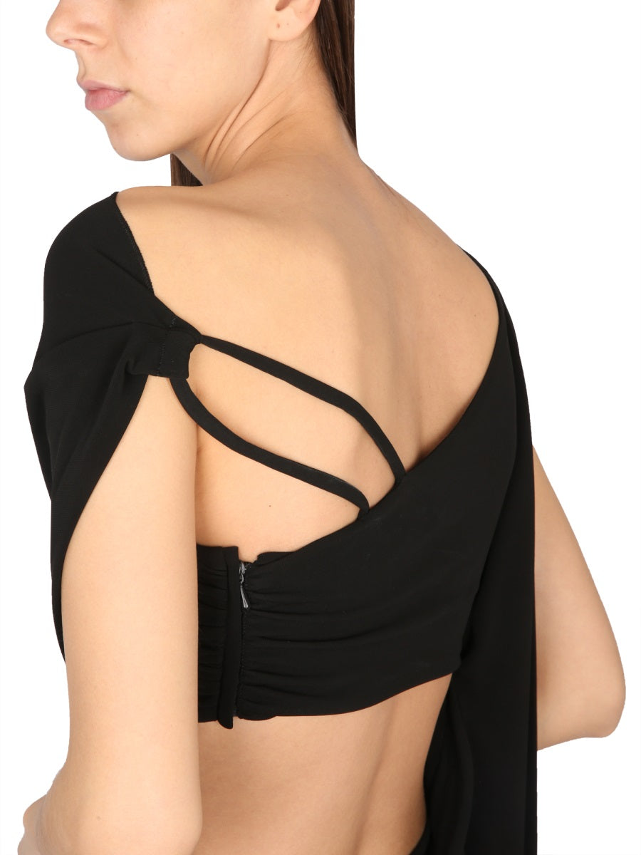 ALBERTA FERRETI Sustainable Organza Mini Dress for Women