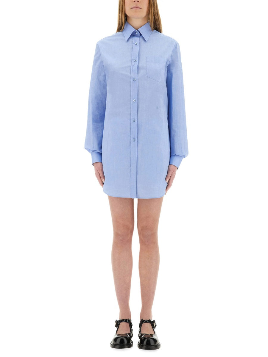 MOSCHINO COUTURE Cotton Poplin Chemise Jumpsuit (Size 40)