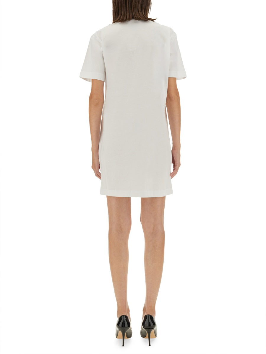 MOSCHINO COUTURE Regular Fit Logo Dress Size 38