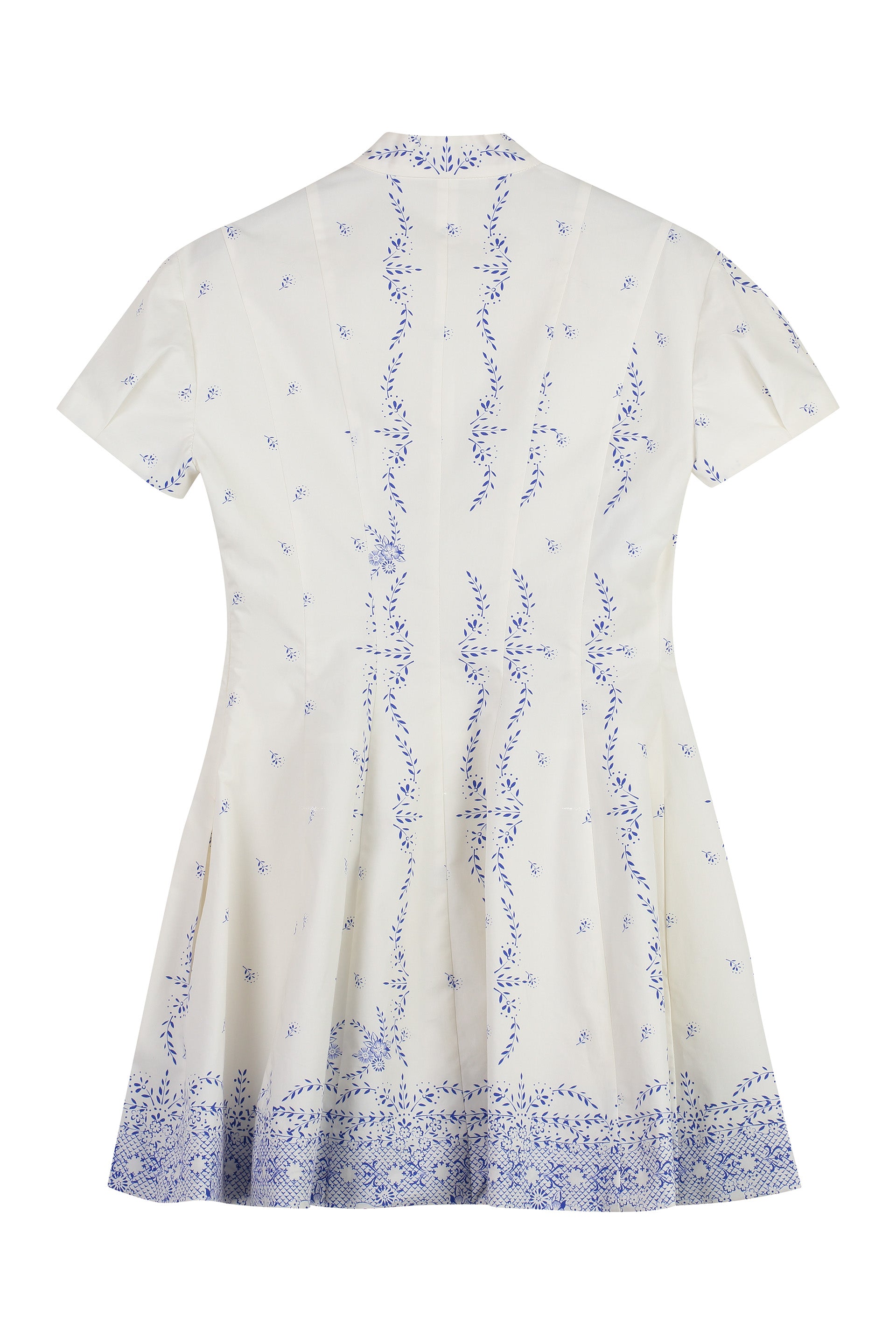 PHILOSOPHY DI LORENZO SERAFINI Chic Poplin Mini Dress with Flared Skirt and Pockets