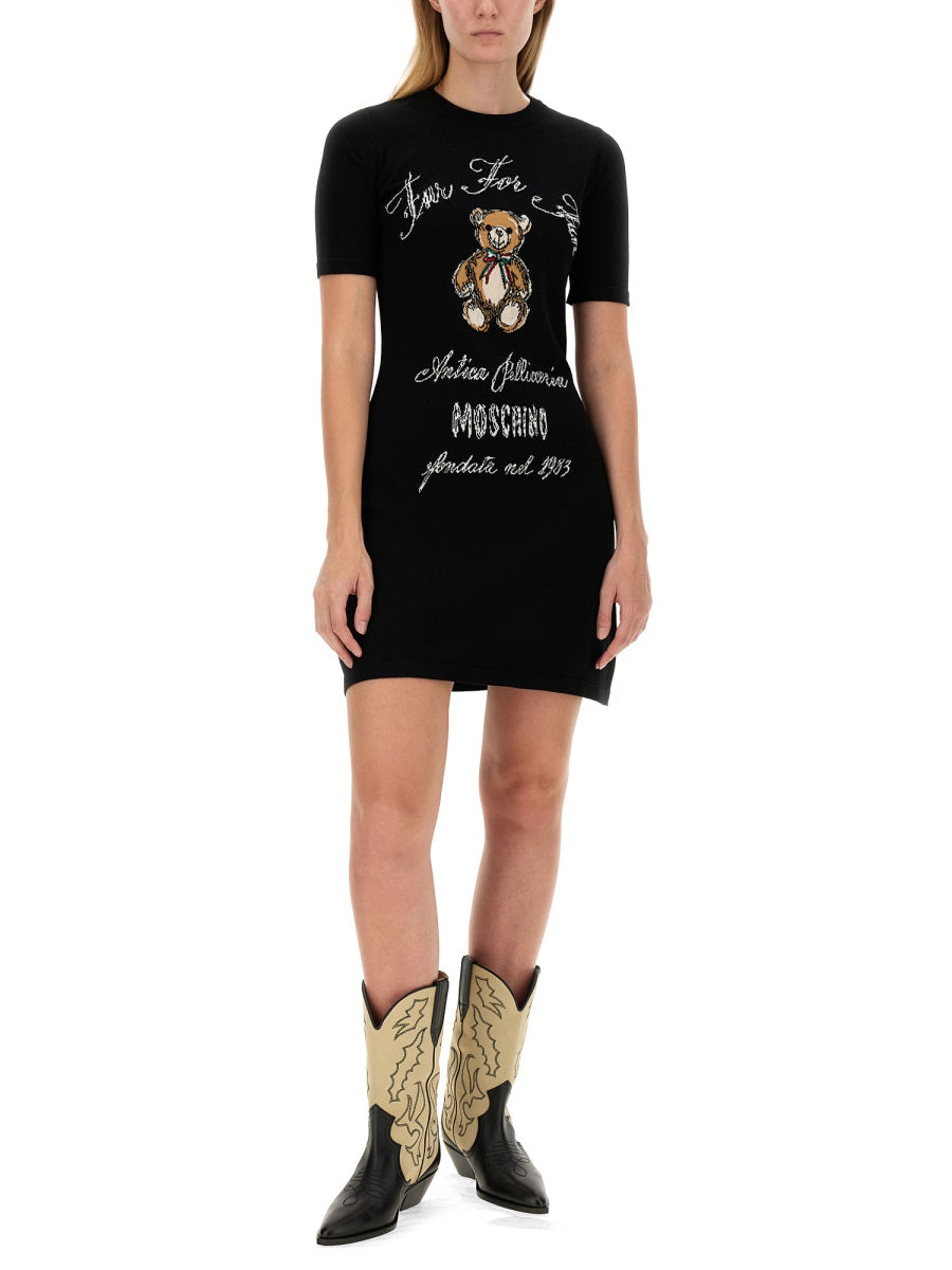 MOSCHINO COUTURE Knit Dress Size 40