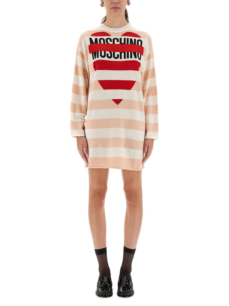 MOSCHINO JEANS Wool Mini Dress - Size S