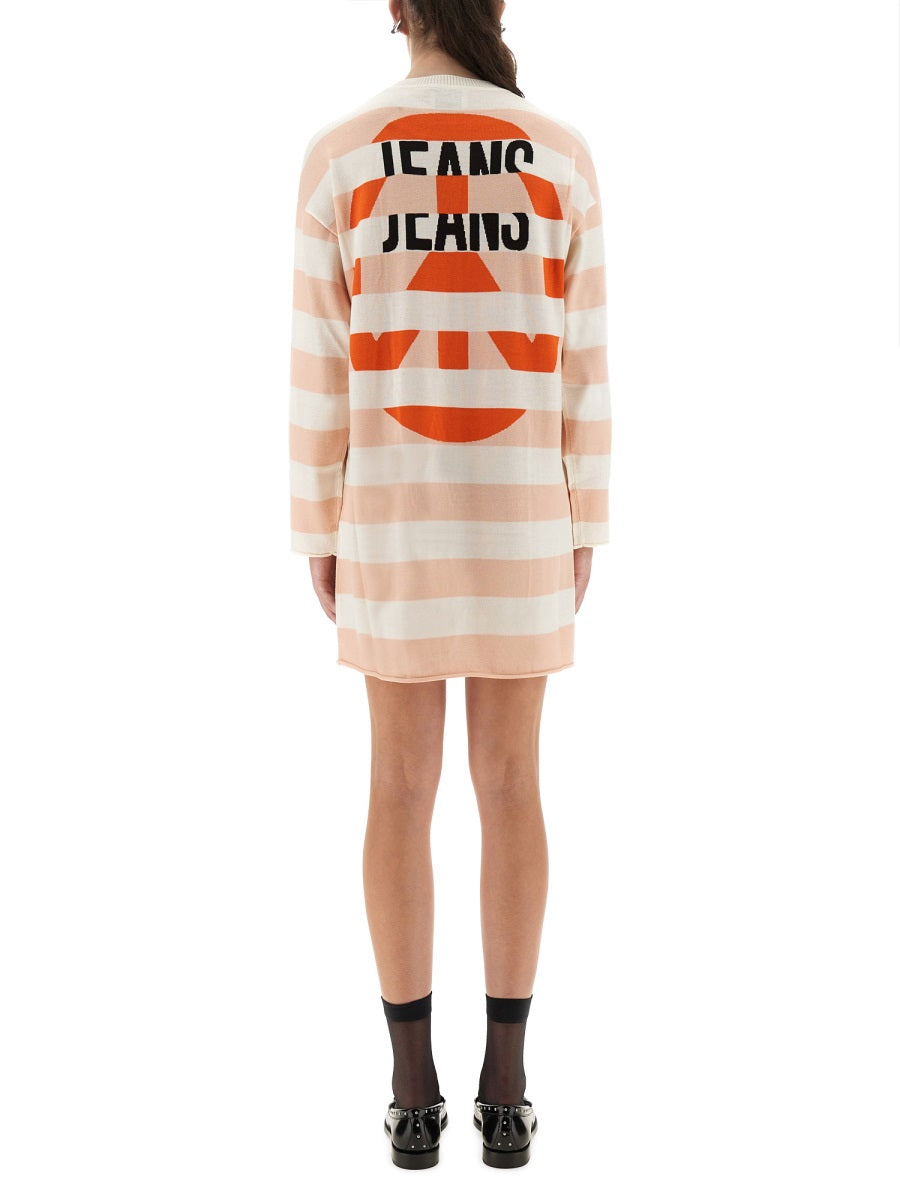 MOSCHINO JEANS Wool Mini Dress - Size S