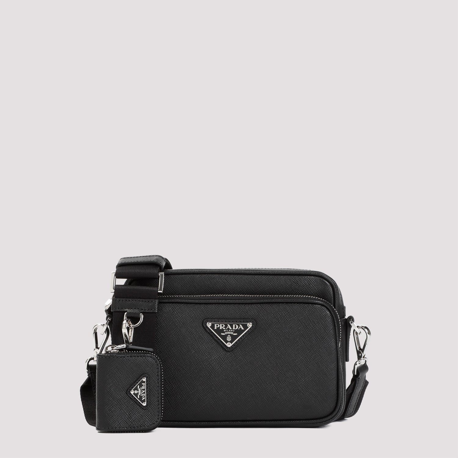 PRADA Leather Satchel Handbag 21cm x 14cm x 4.5cm