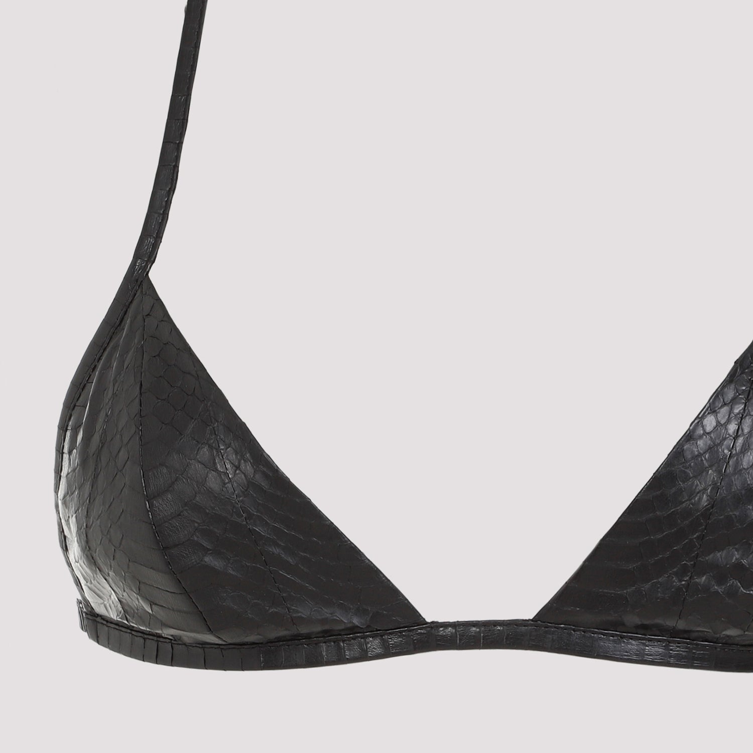 RICK OWENS Snake Leather Top for Men - SS24 Collection