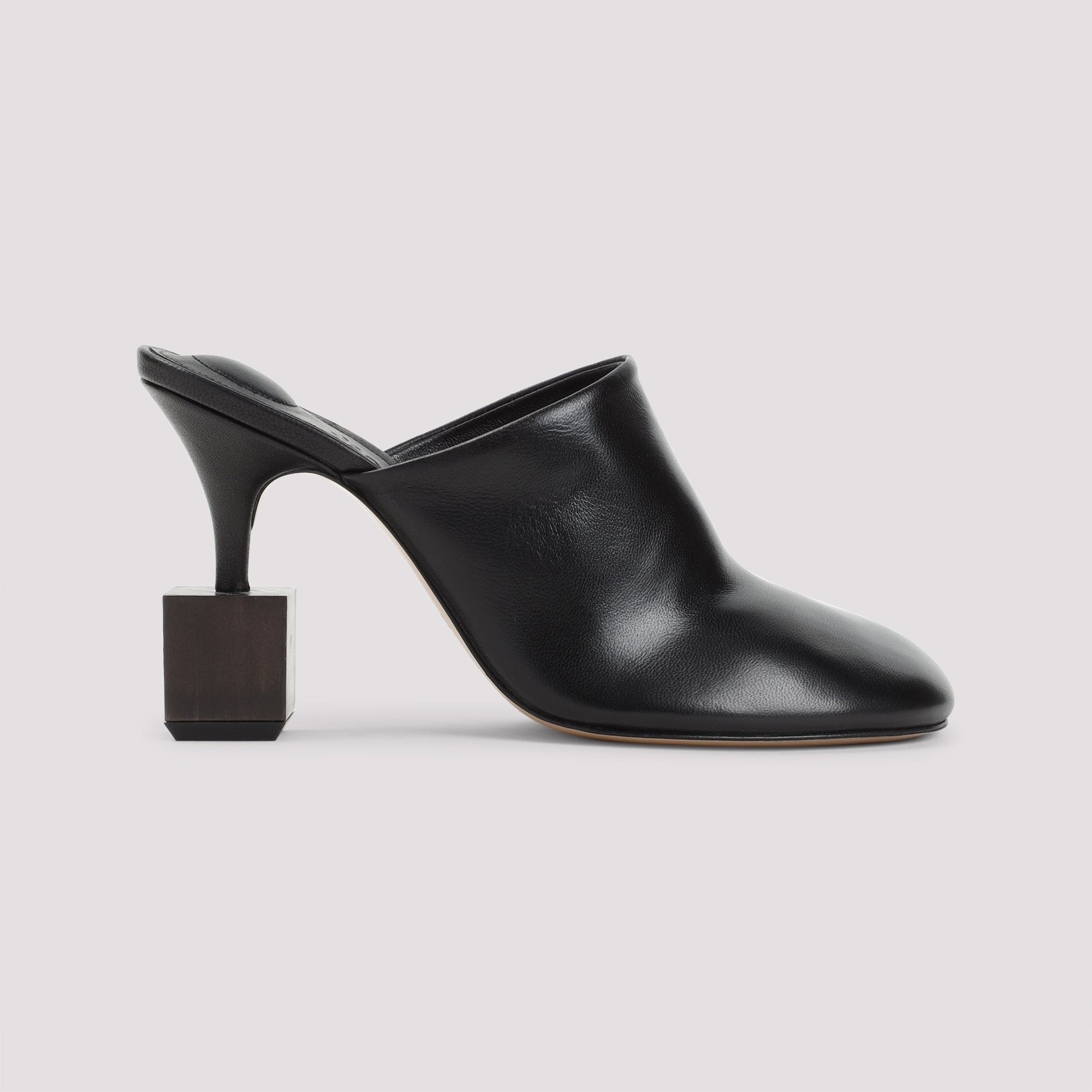 JACQUEMUS Bisou Flat Mules with 10.5cm Heel