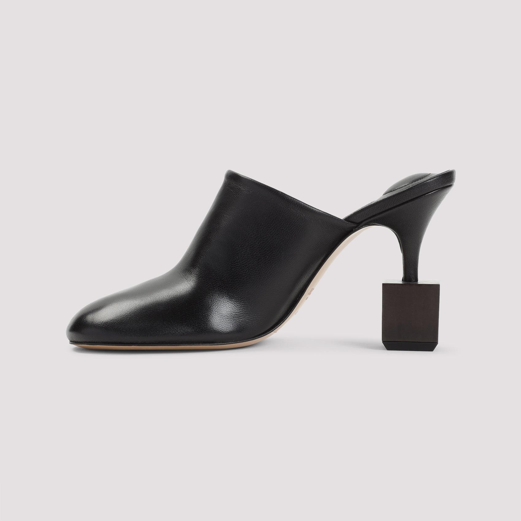 JACQUEMUS Bisou Flat Mules with 10.5cm Heel