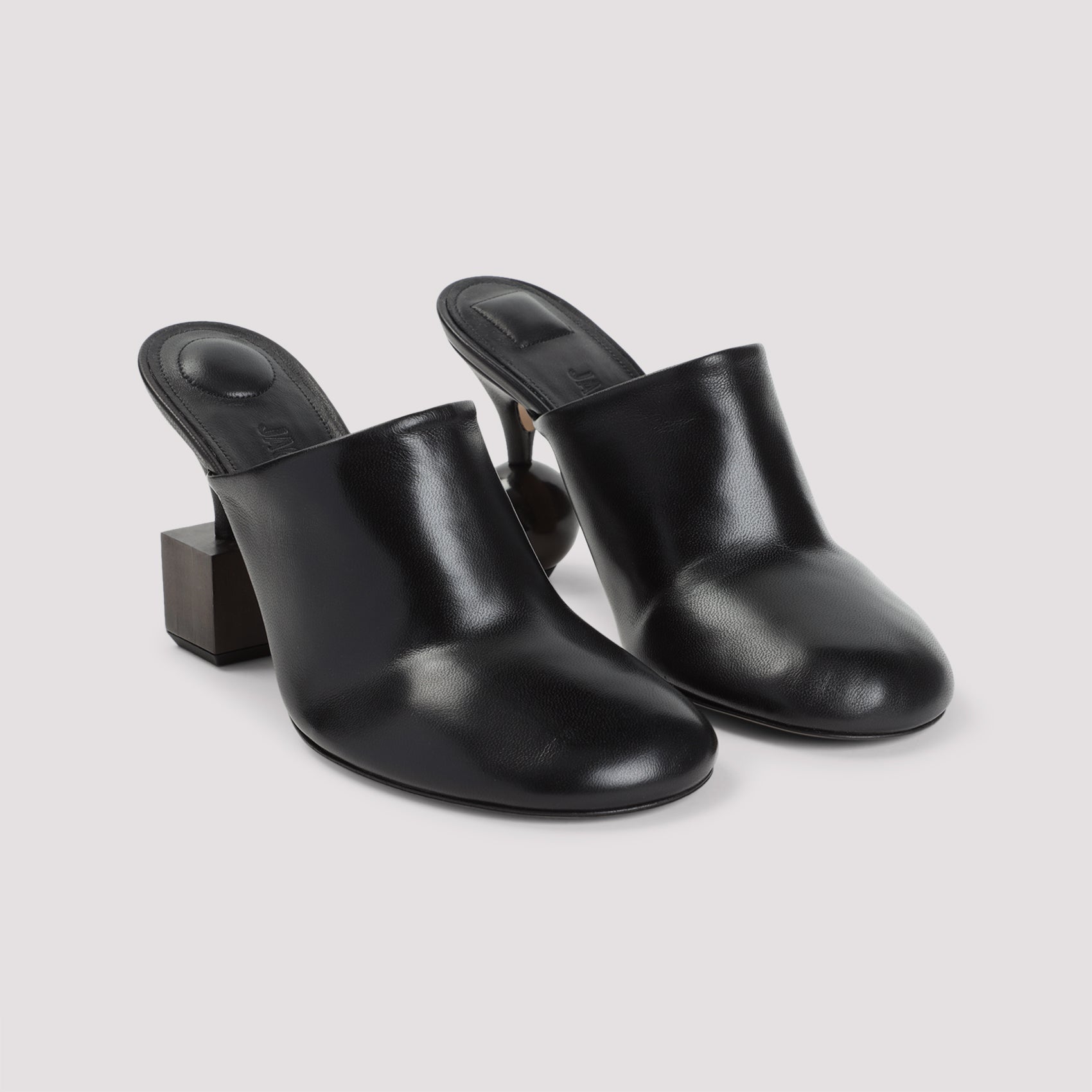 JACQUEMUS Bisou Flat Mules with 10.5cm Heel
