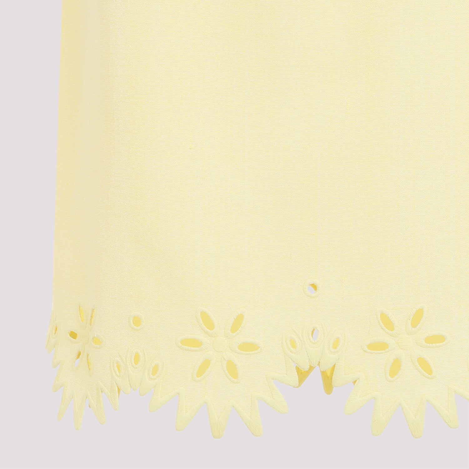 BOTTEGA VENETA Grainy English Embroidered Midi Skirt for Men