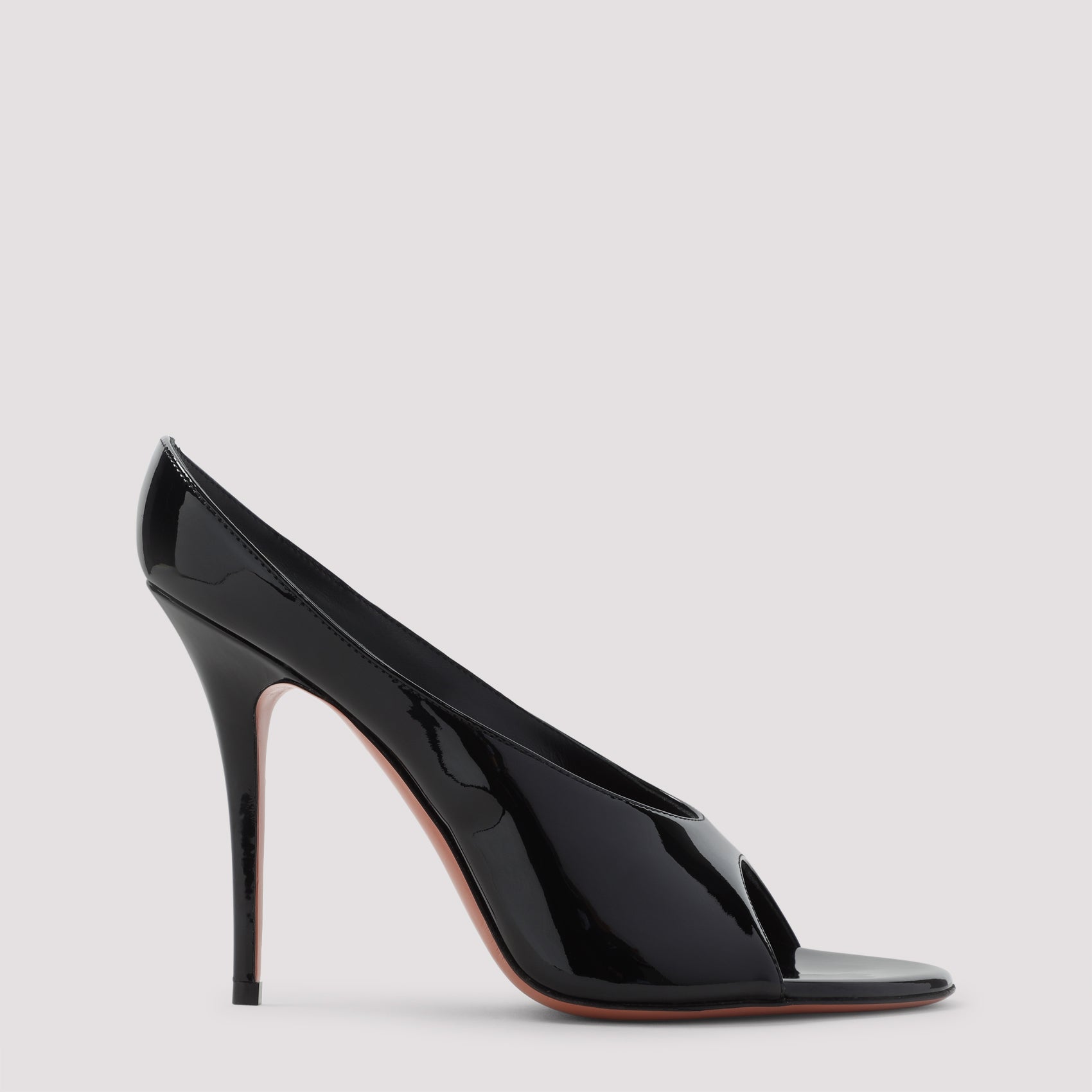 AMINA MUADDI Anok 105 Patent Slippers