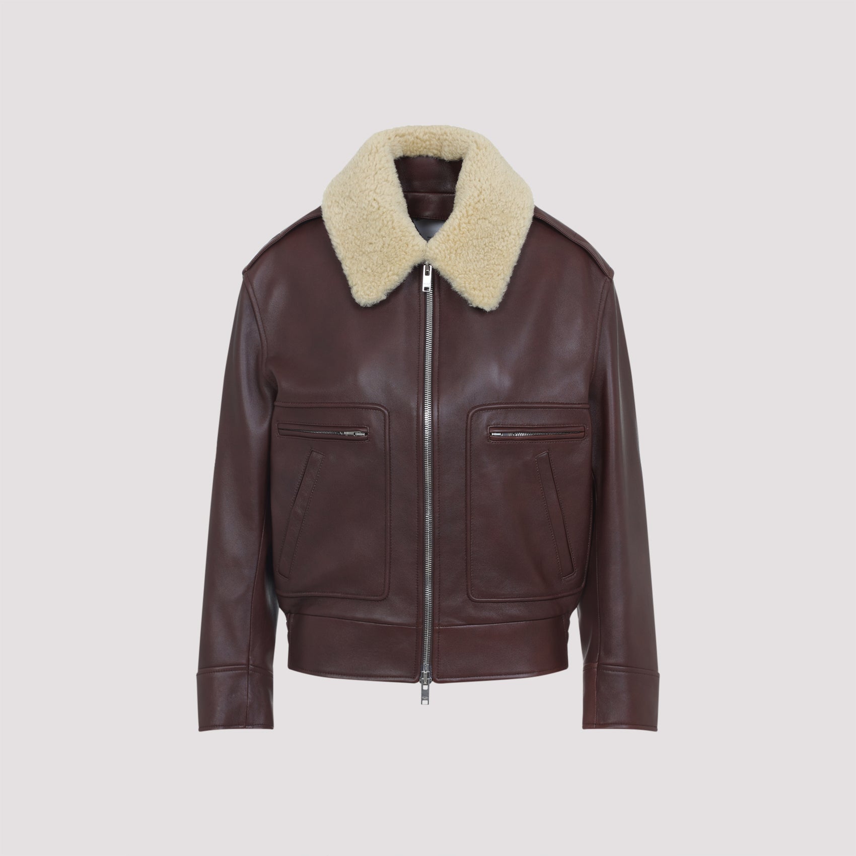 BOTTEGA VENETA Nappa Leather Blouson with Shearling