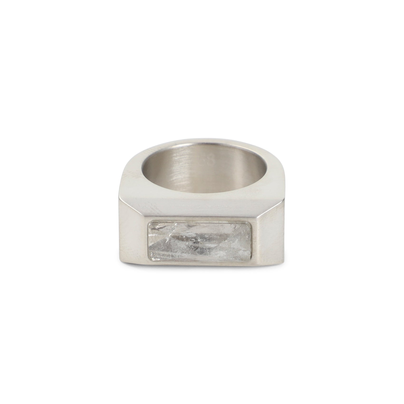 RICK OWENS Crystal Pyramid Ring - Unisex