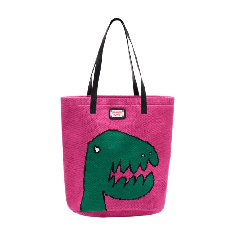 CHARLES JEFFREY LOVERBOY Knit Shopper Handbag