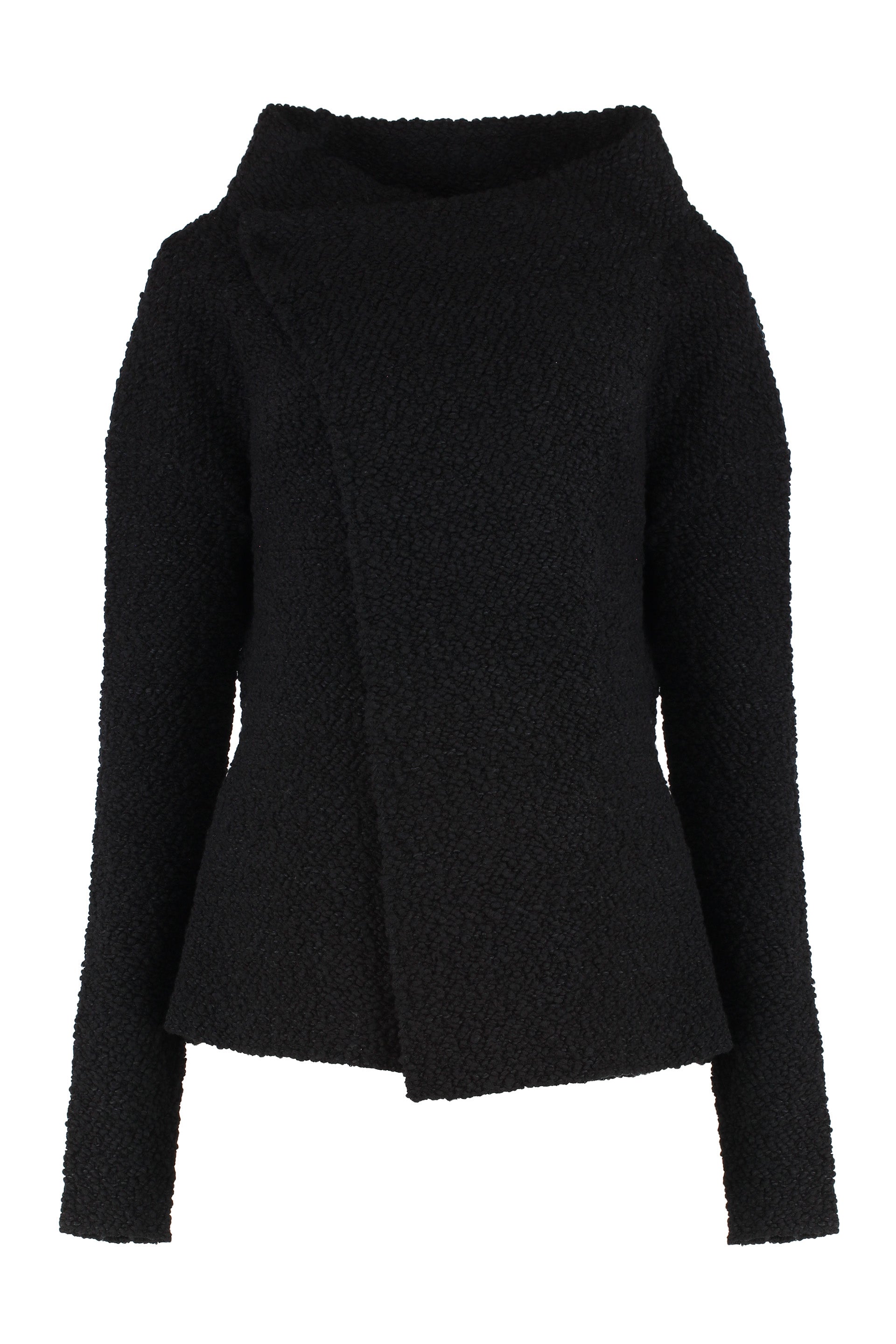 ALBERTA FERRETI Boucle Loop Wool Sweater