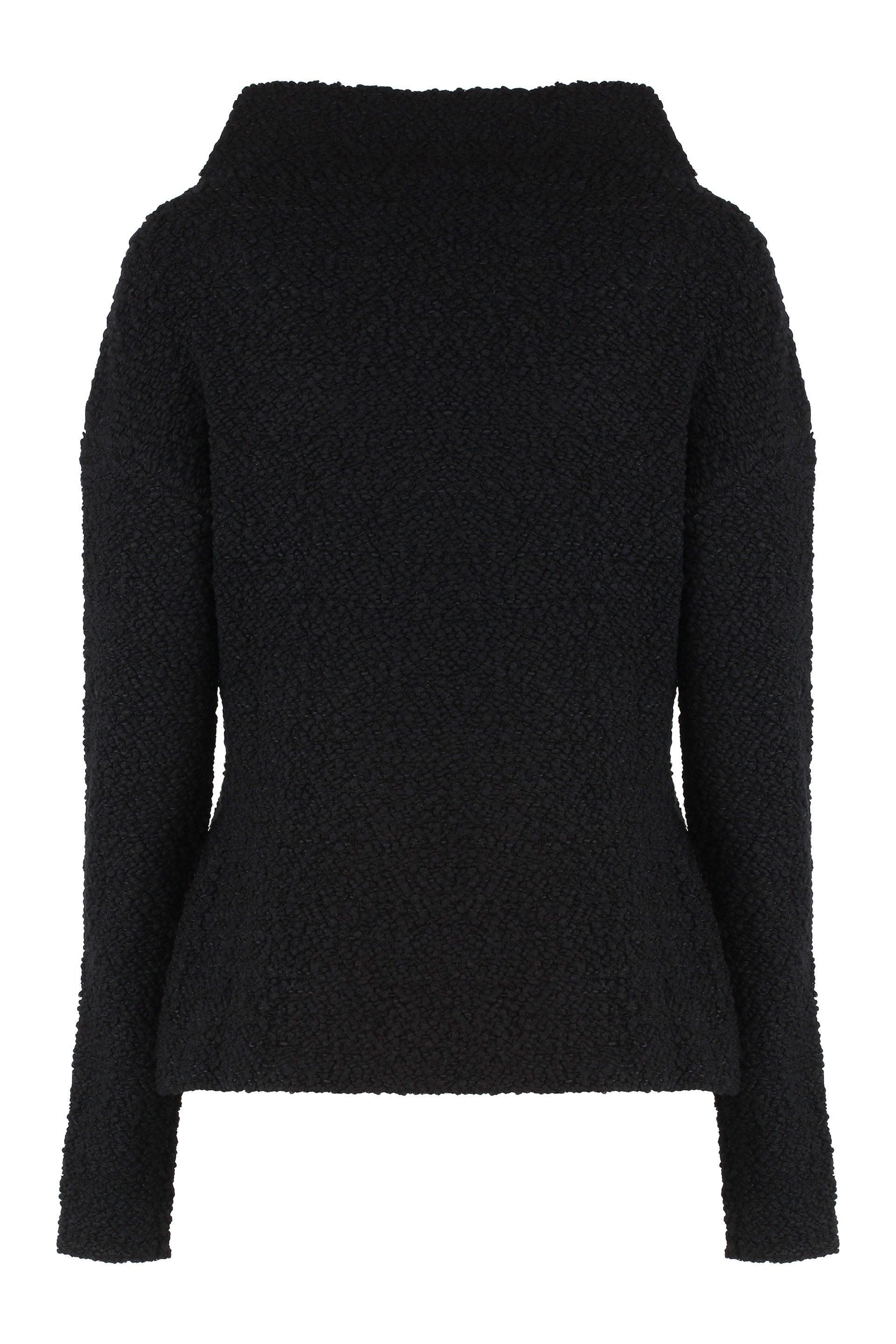ALBERTA FERRETI Boucle Loop Wool Sweater