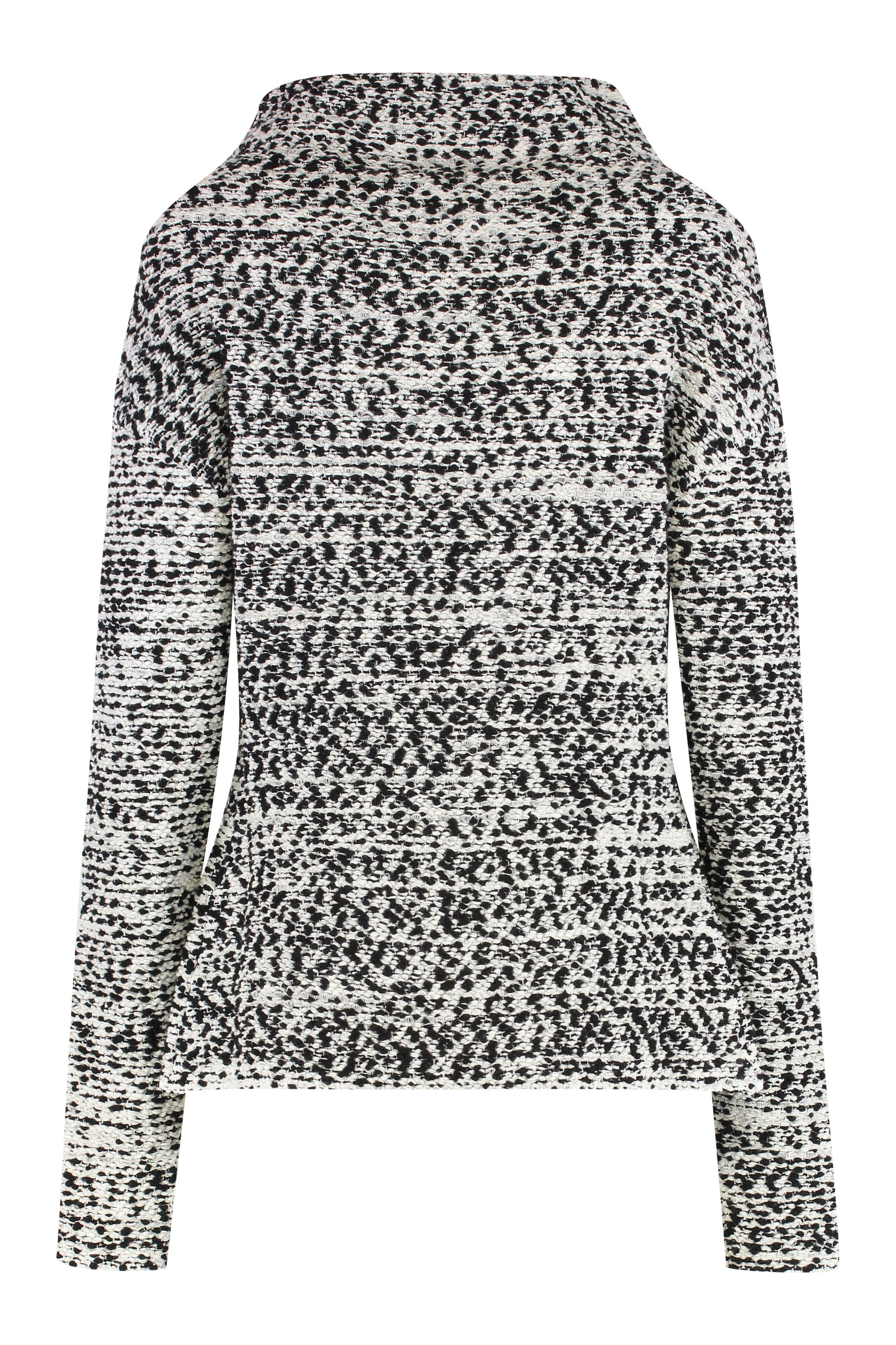ALBERTA FERRETI Boucle Loop Wool Sweater