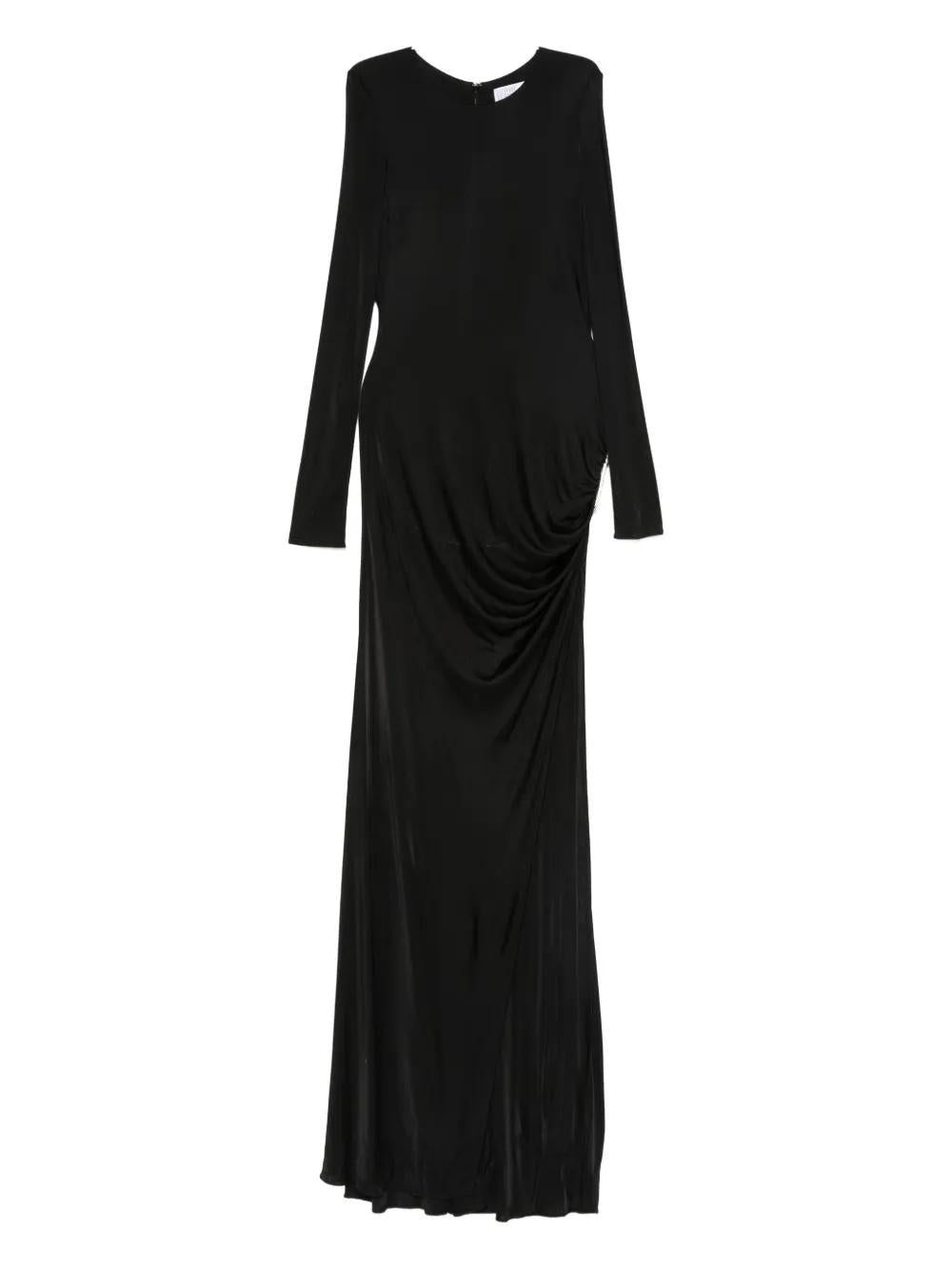 GIUSEPPE DI MORABITO Long Sleeve Draped Dress