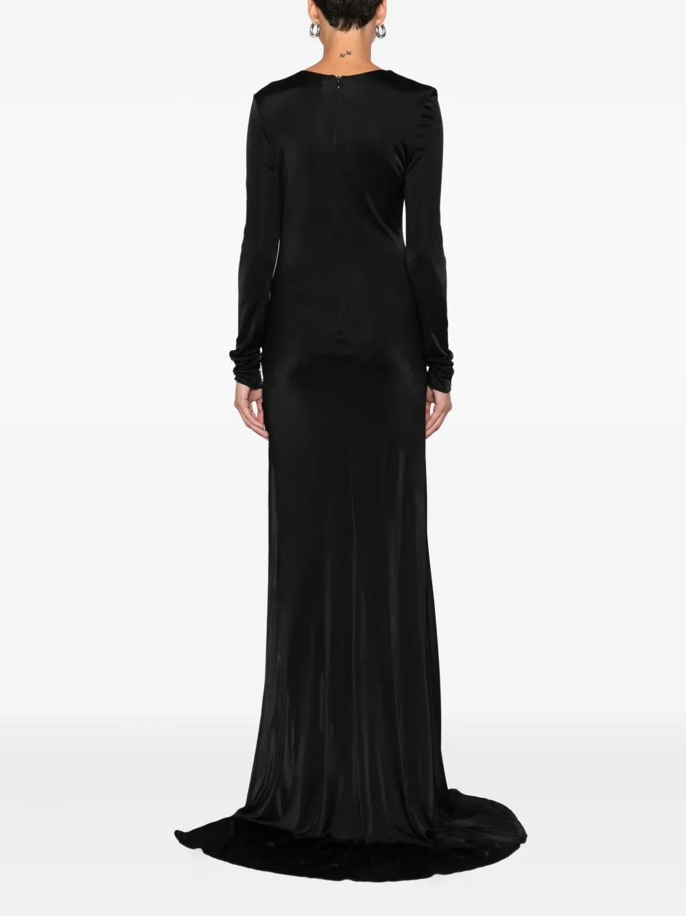 GIUSEPPE DI MORABITO Long Sleeve Draped Dress