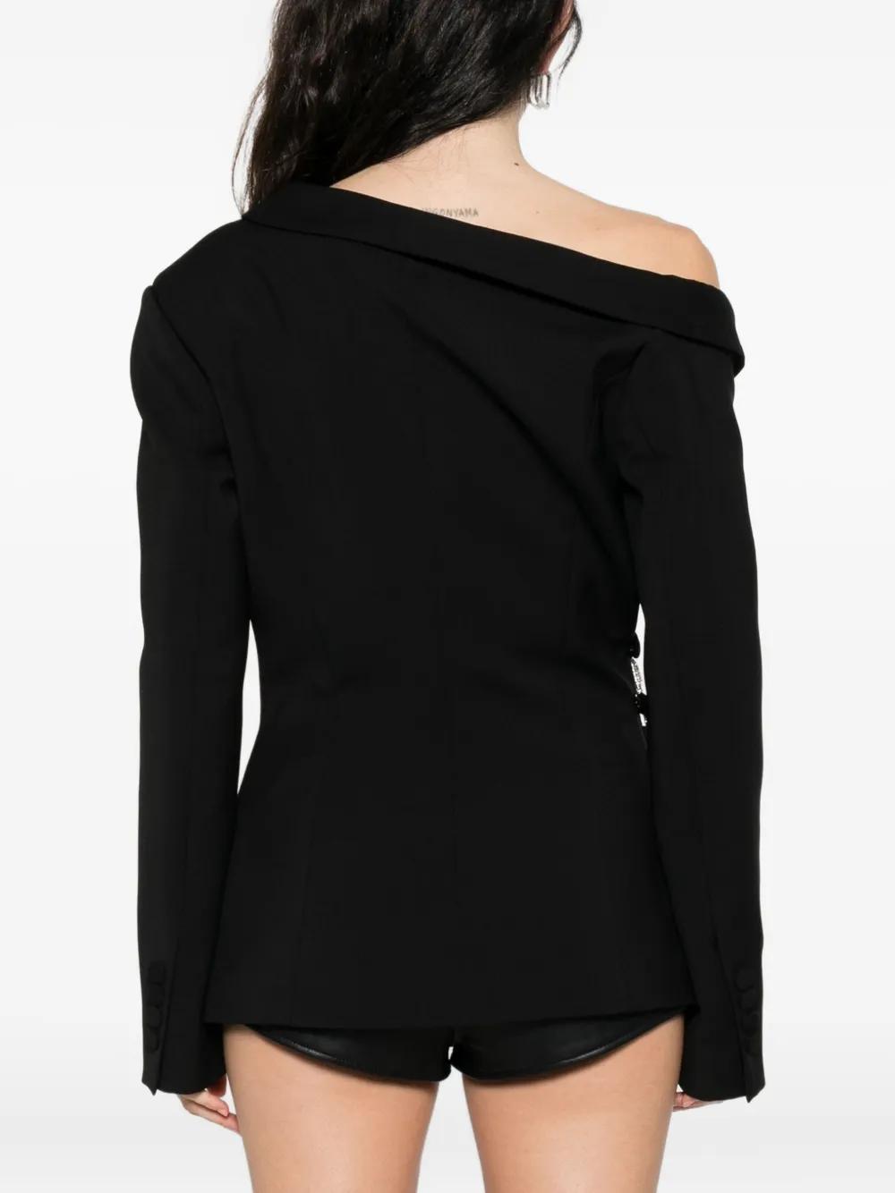 GIUSEPPE DI MORABITO Safety Pin Embellished Blazer