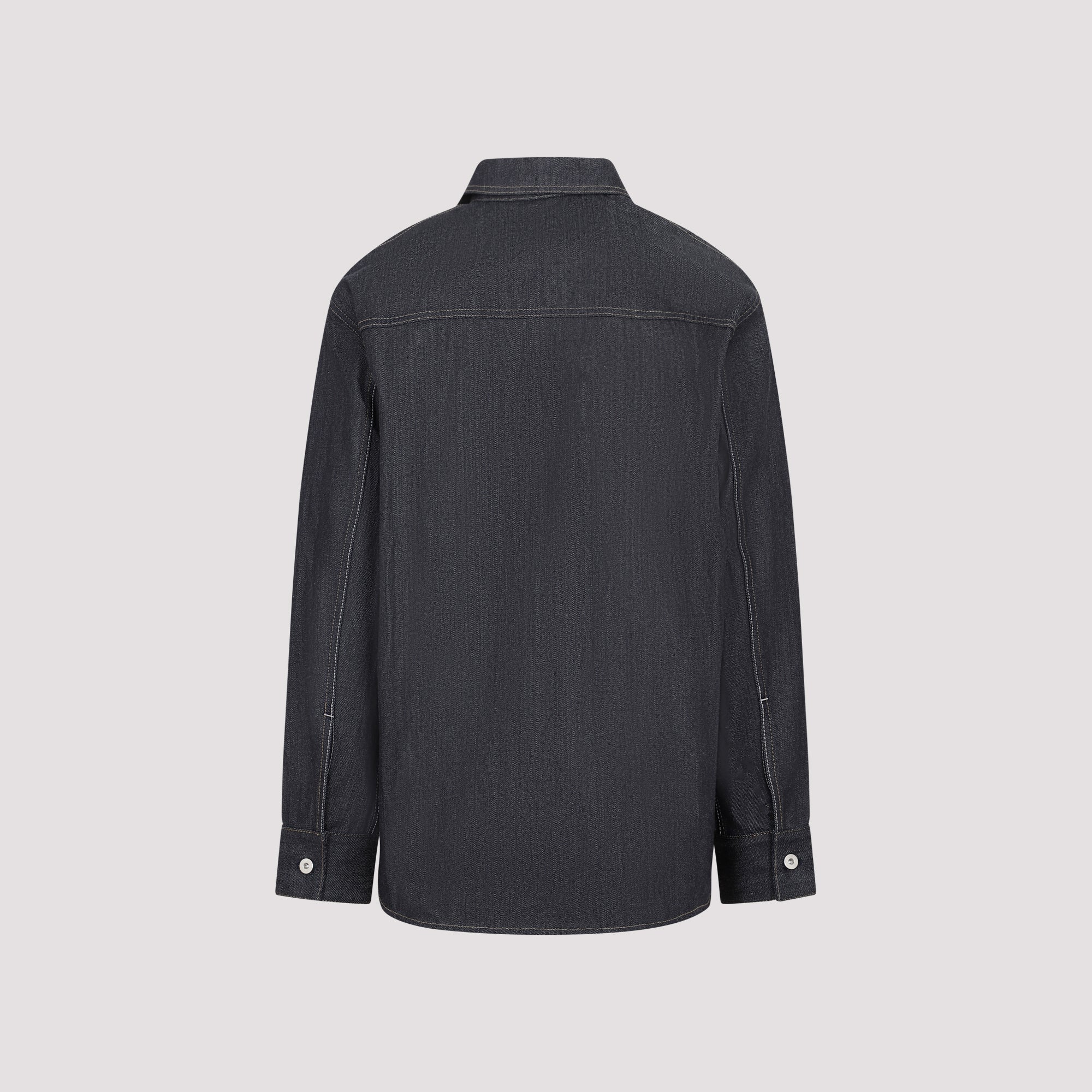 JIL SANDER Men's Cotton Denim Shirt - FW24