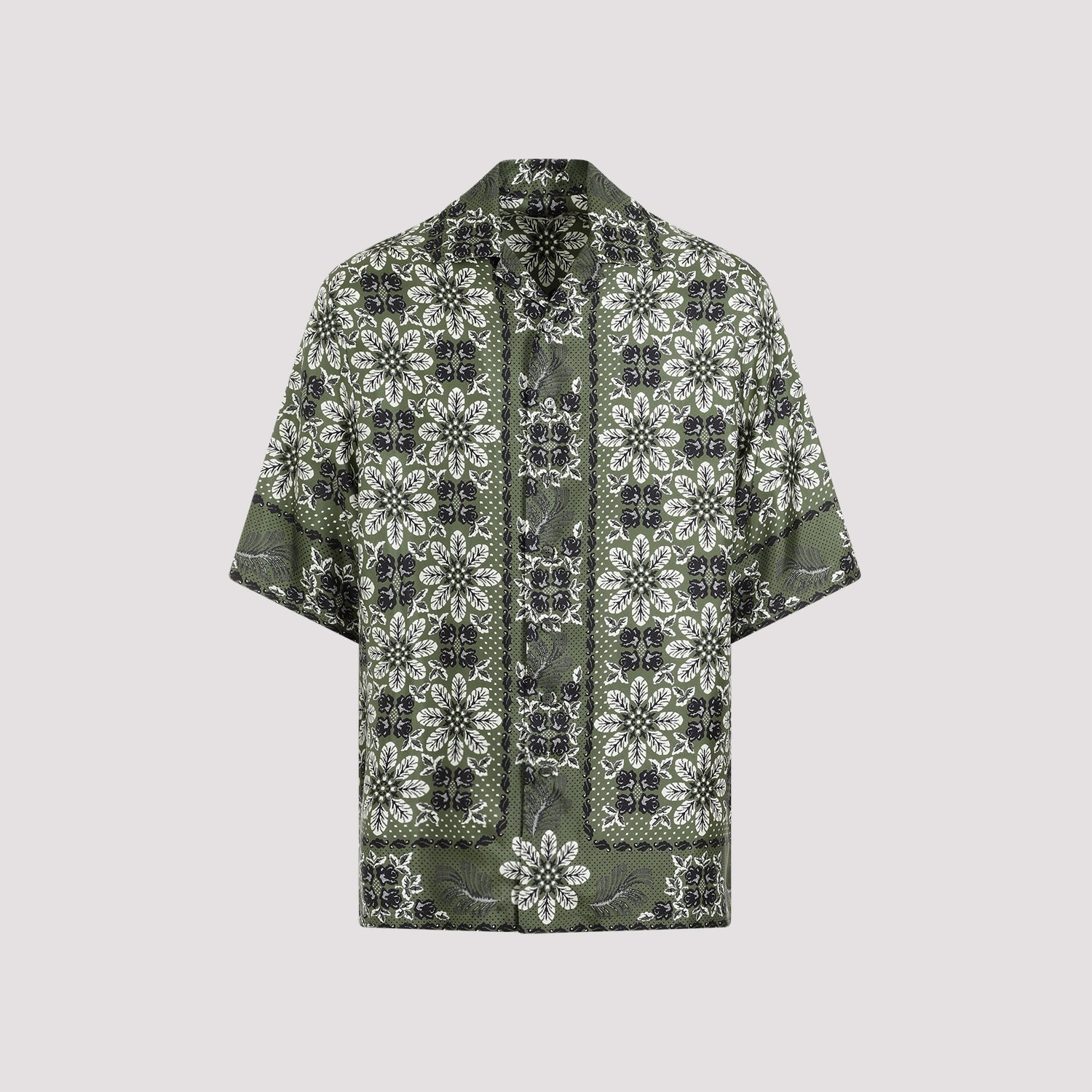 ETRO Men's Silk Boxy Shirt