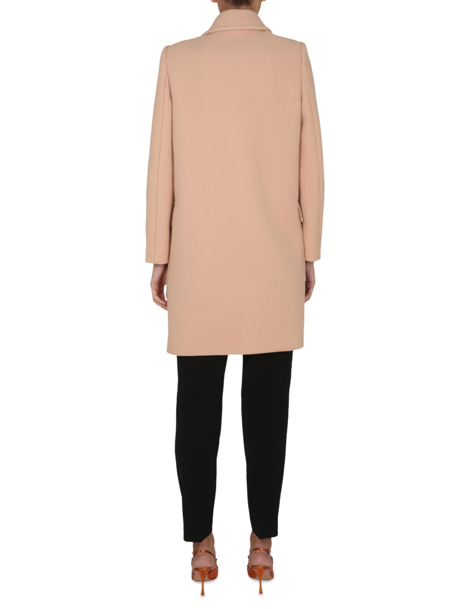 BOUTIQUE MOSCHINO Classic Virgin Wool Jacket for Women