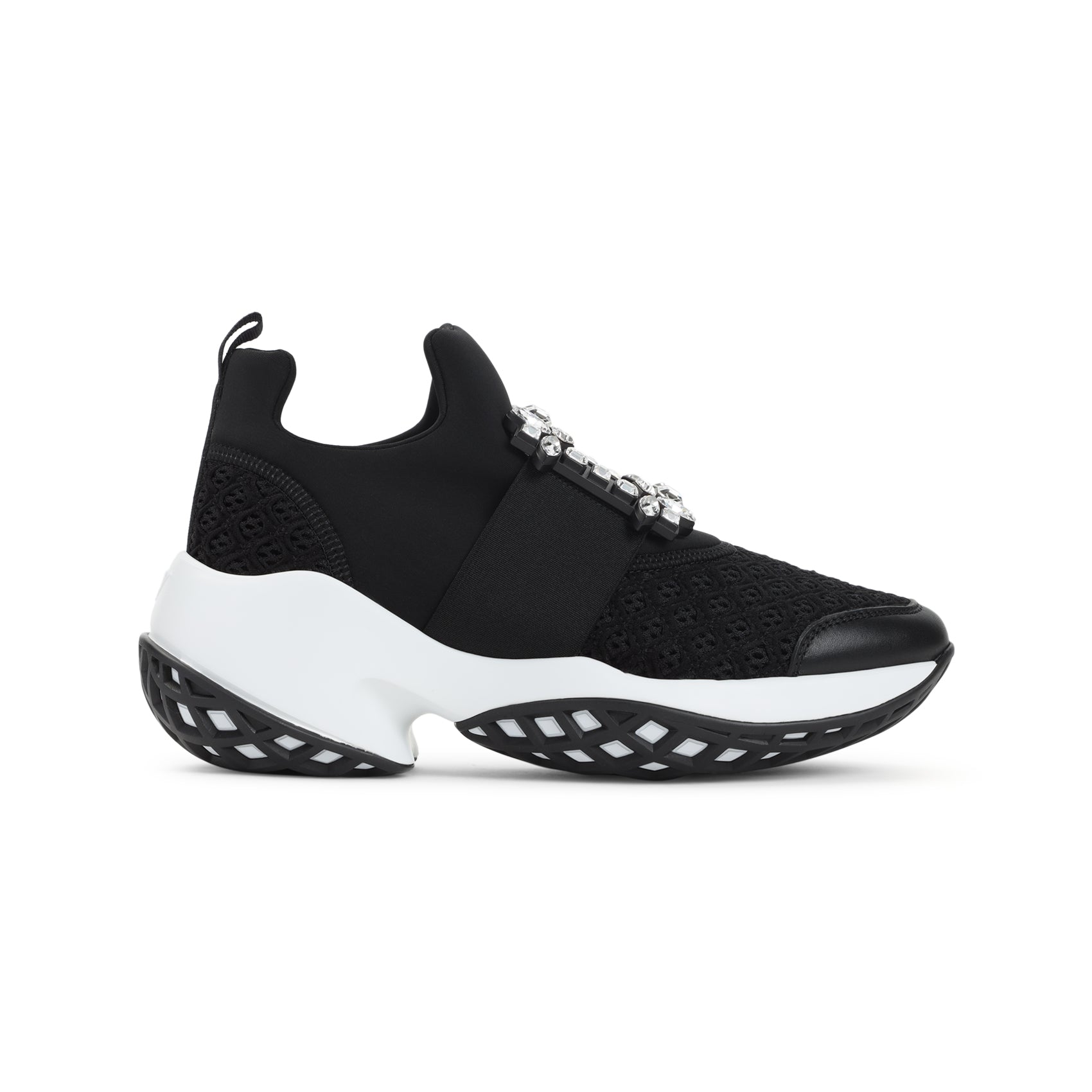 ROGER VIVIER Run Strass Buckle Sneaker