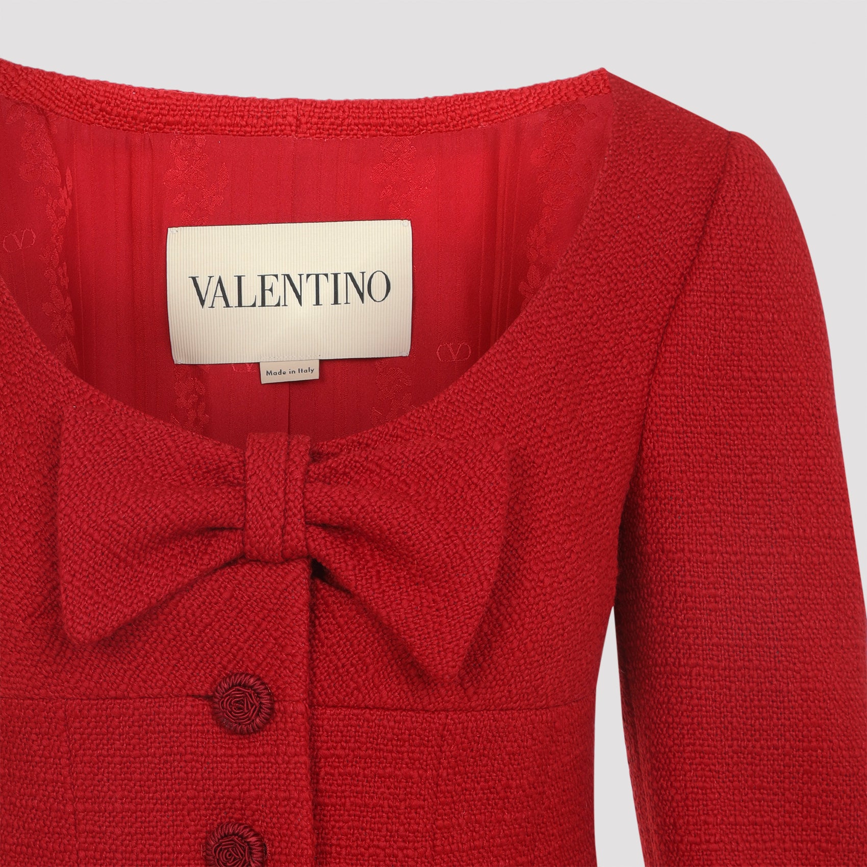 VALENTINO Sleek Tweed Jacket for Men - Perfect for FW25