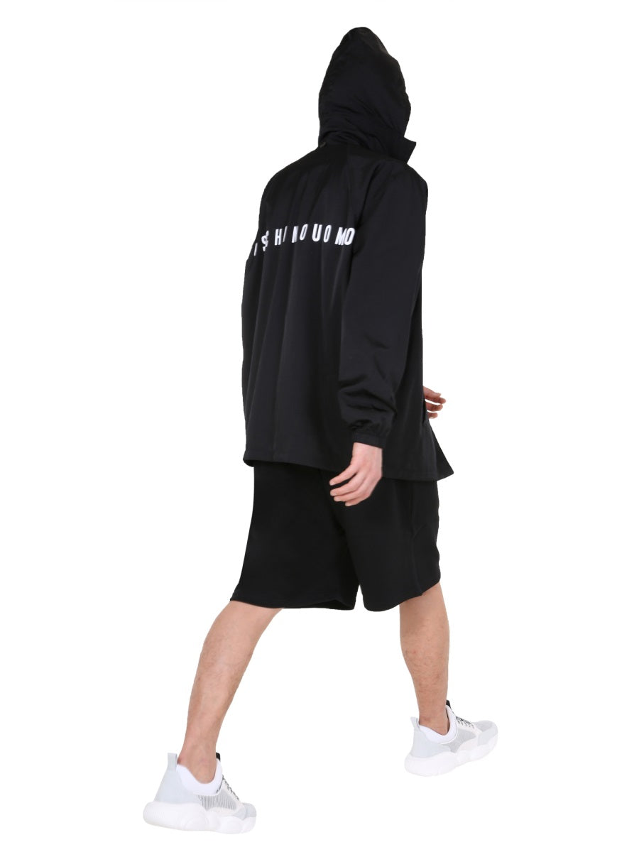 MOSCHINO COUTURE Hooded Wind Jacket for Men