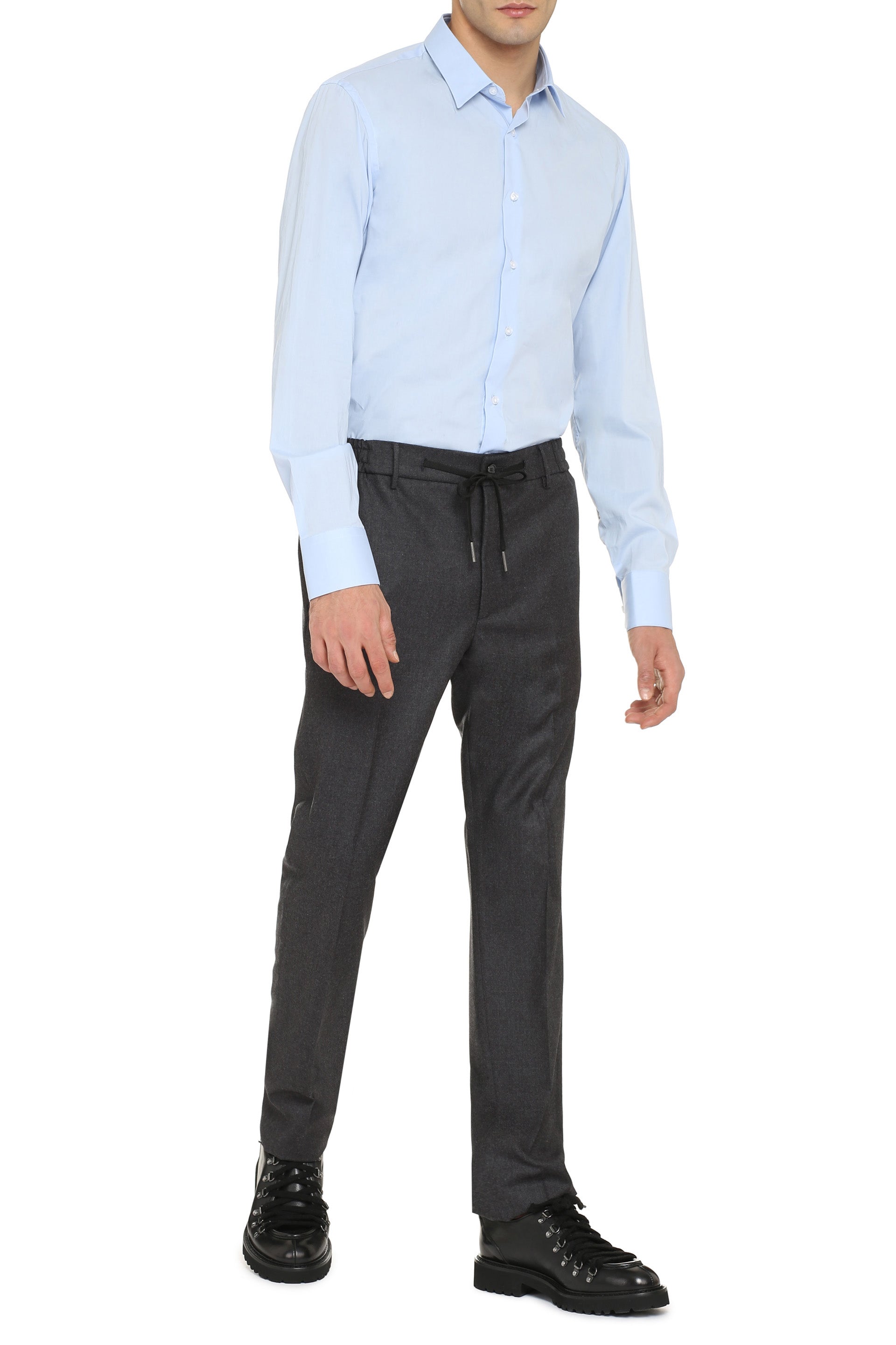 THE (ALPHABET) The Stretch Cotton Shirt - Perfect Fit