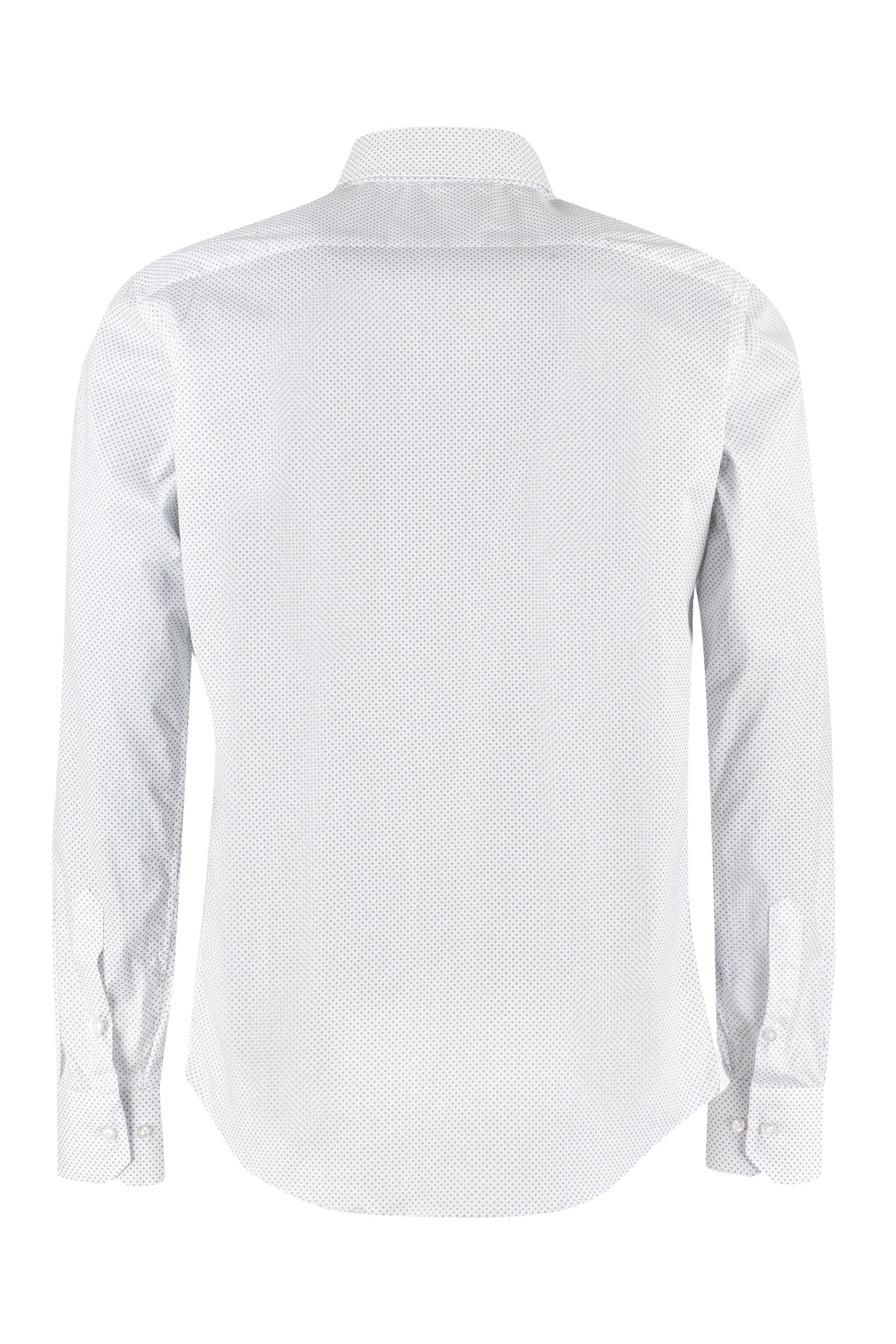 THE (ALPHABET) Alphabet Printed Cotton Shirt - Modern Fit